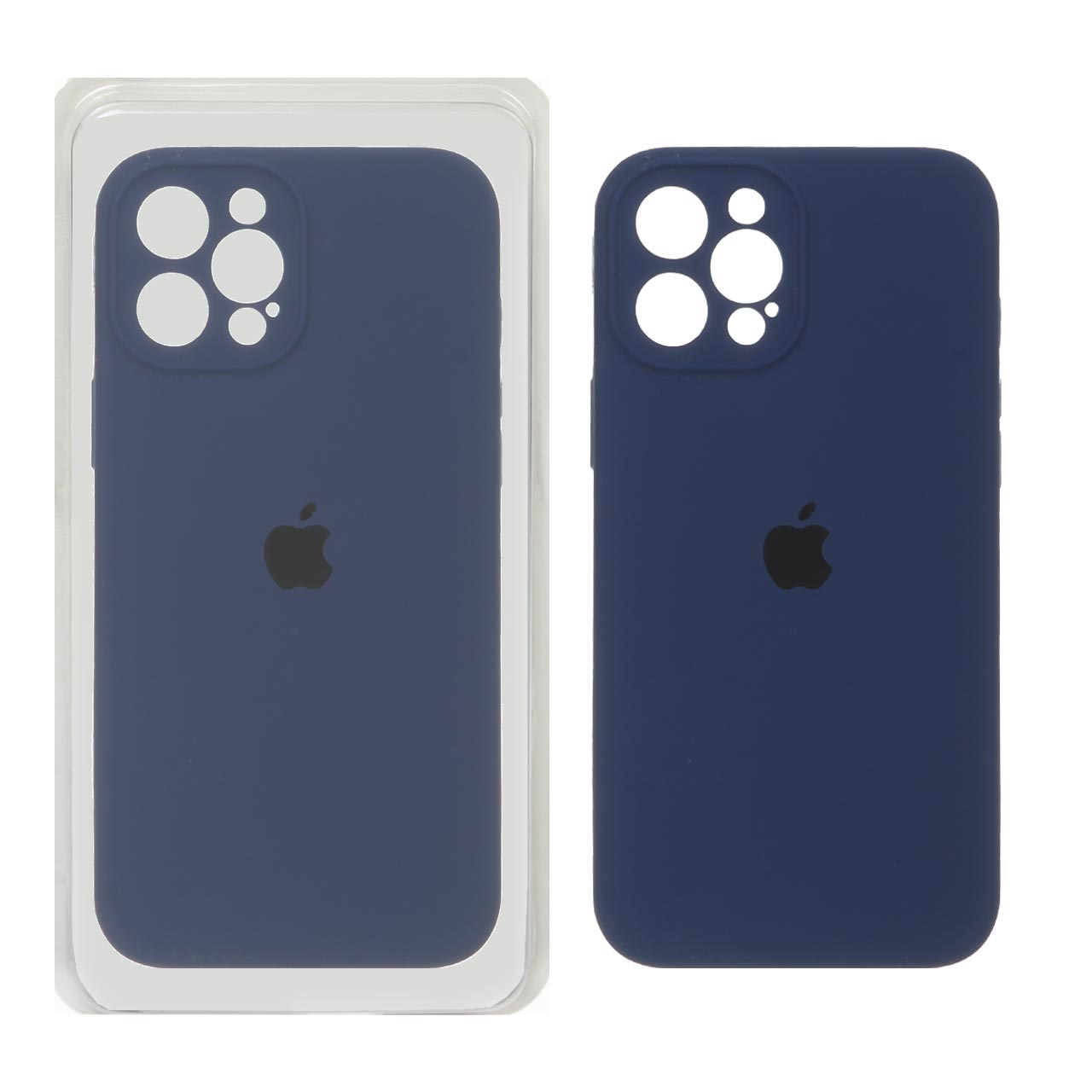 قاب سیلیکونی پاک کنی محافظ لنزدار اورجینال Apple iPhone 12 Pro Max - سرمه ای (پک اصلی) - اسپه کالا قاب سیلیکونی پاک کنی محافظ لنزدار اورجینال Apple iPhone 12 Pro Max - سرمه ای (پک اصلی) - تصویر 1