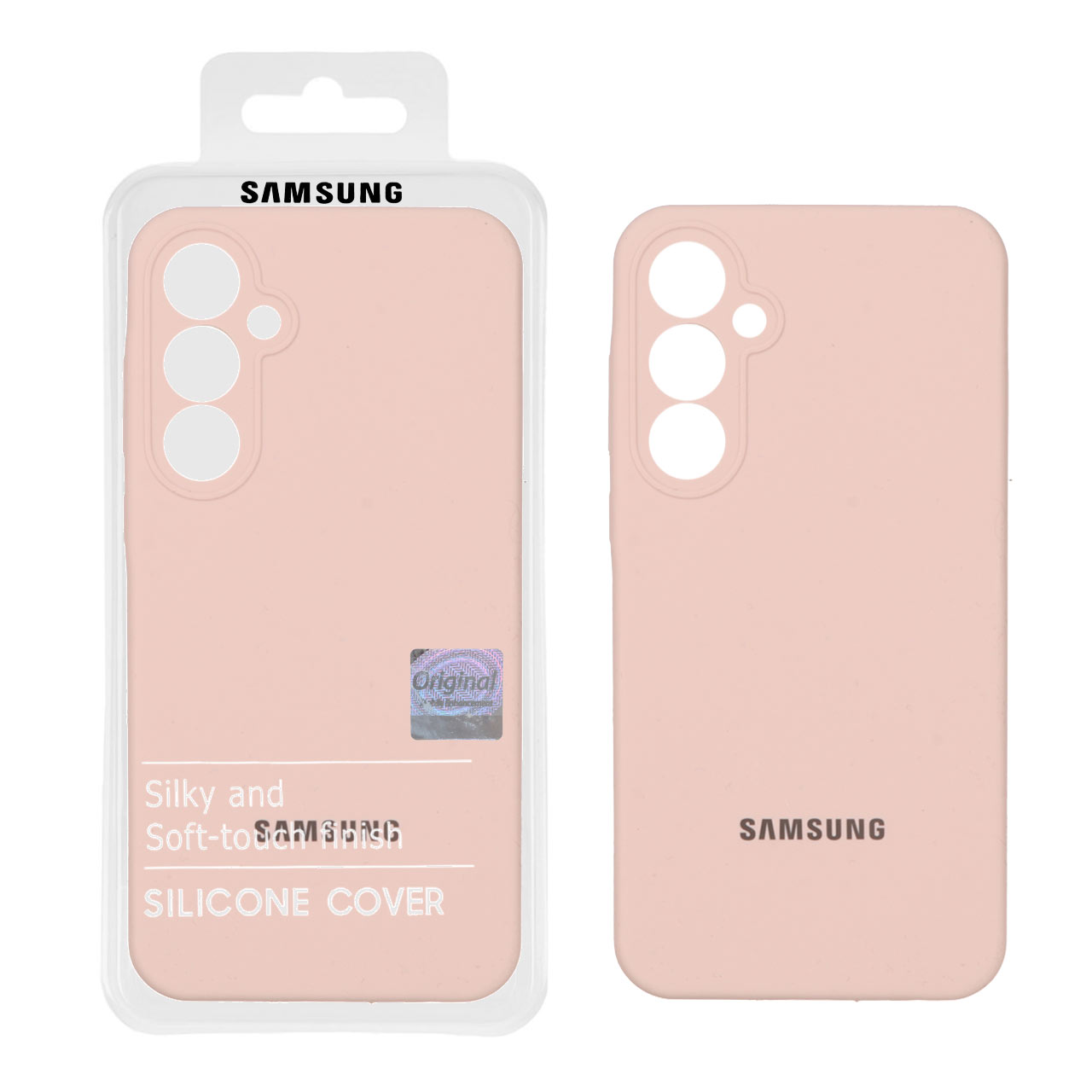 قاب سیلیکونی پاک کنی اورجینال Master Quality مدل Samsung Galaxy A55 - کرم نارنجی (پک دار) - اسپه کالا قاب سیلیکونی پاک کنی اورجینال Master Quality مدل Samsung Galaxy A55 - کرم نارنجی (پک دار) - تصویر 1