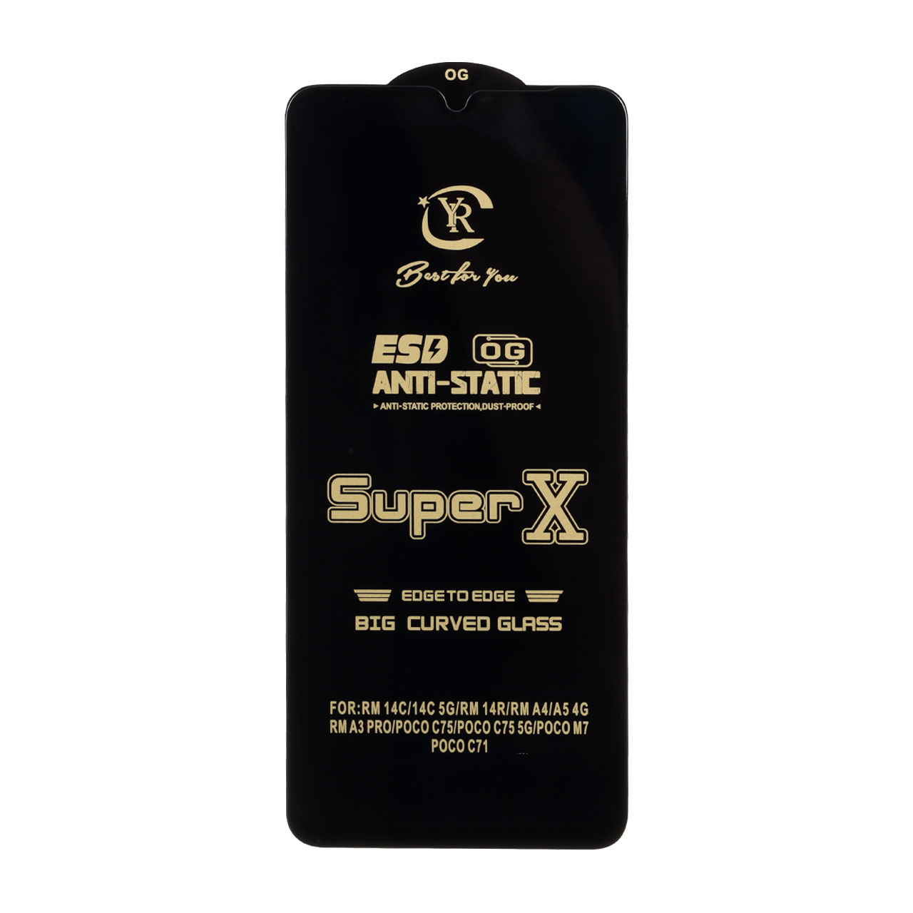 محافظ صفحه نمایش آنتی استاتیک Xiaomi Redmi 14C / Poco C75 / Poco C71 / Redmi A5 / Redmi A3 Pro / Redmi A4 - Full Cover Super X - اسپه کالا محافظ صفحه نمایش آنتی استاتیک Xiaomi Redmi 14C / Poco C75 / Poco C71 / Redmi A5 / Redmi A3 Pro / Redmi A4 - Full Cover Super X - تصویر 1