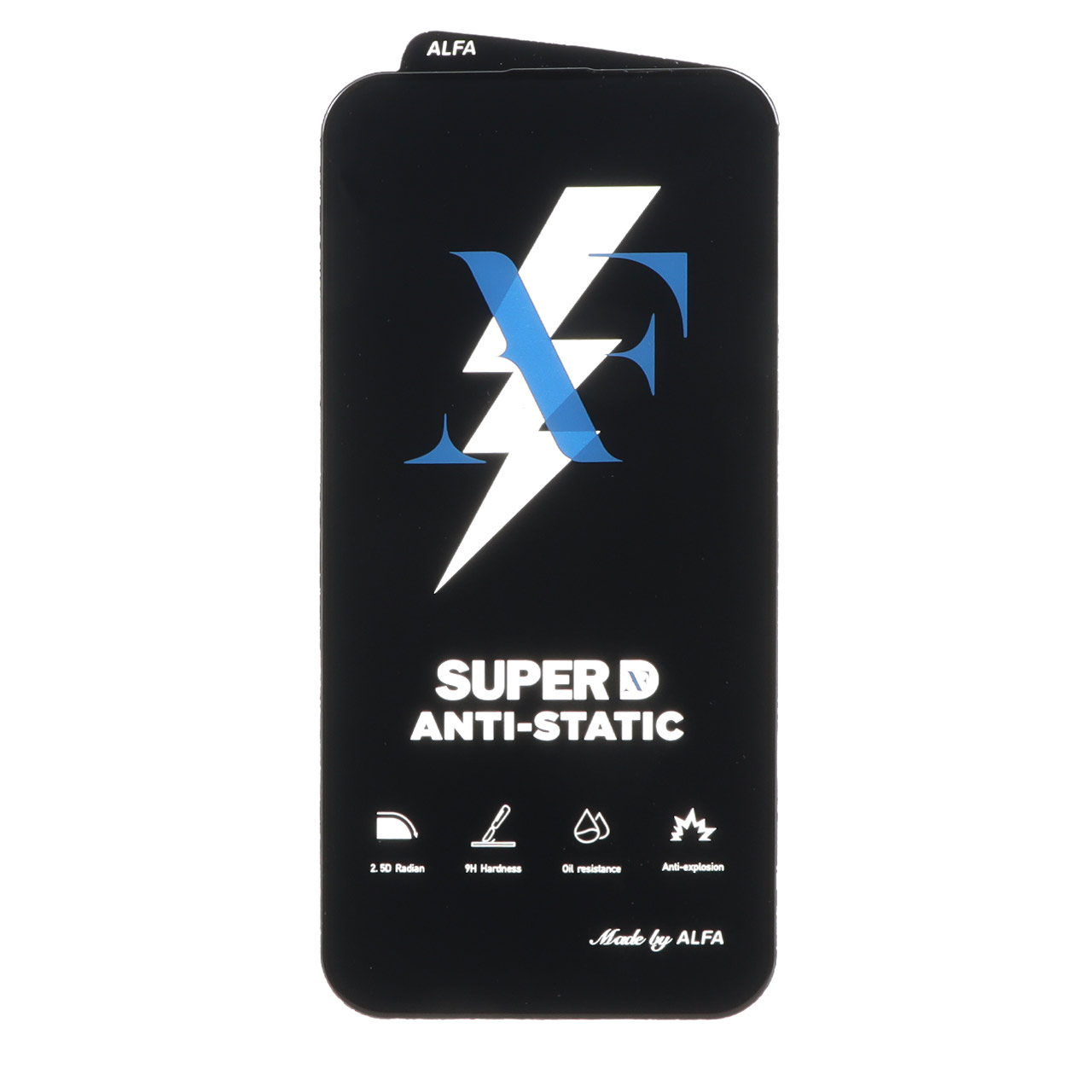 محافظ صفحه نمایش شیشه ای Super D Anti Static ALFA مدل Apple iPhone 13 / iPhone 13 Pro / iPhone 14 / 16e (بدون پک) - اسپه کالا محافظ صفحه نمایش شیشه ای Super D Anti Static ALFA مدل Apple iPhone 13 / iPhone 13 Pro / iPhone 14 / 16e (بدون پک) - تصویر 1