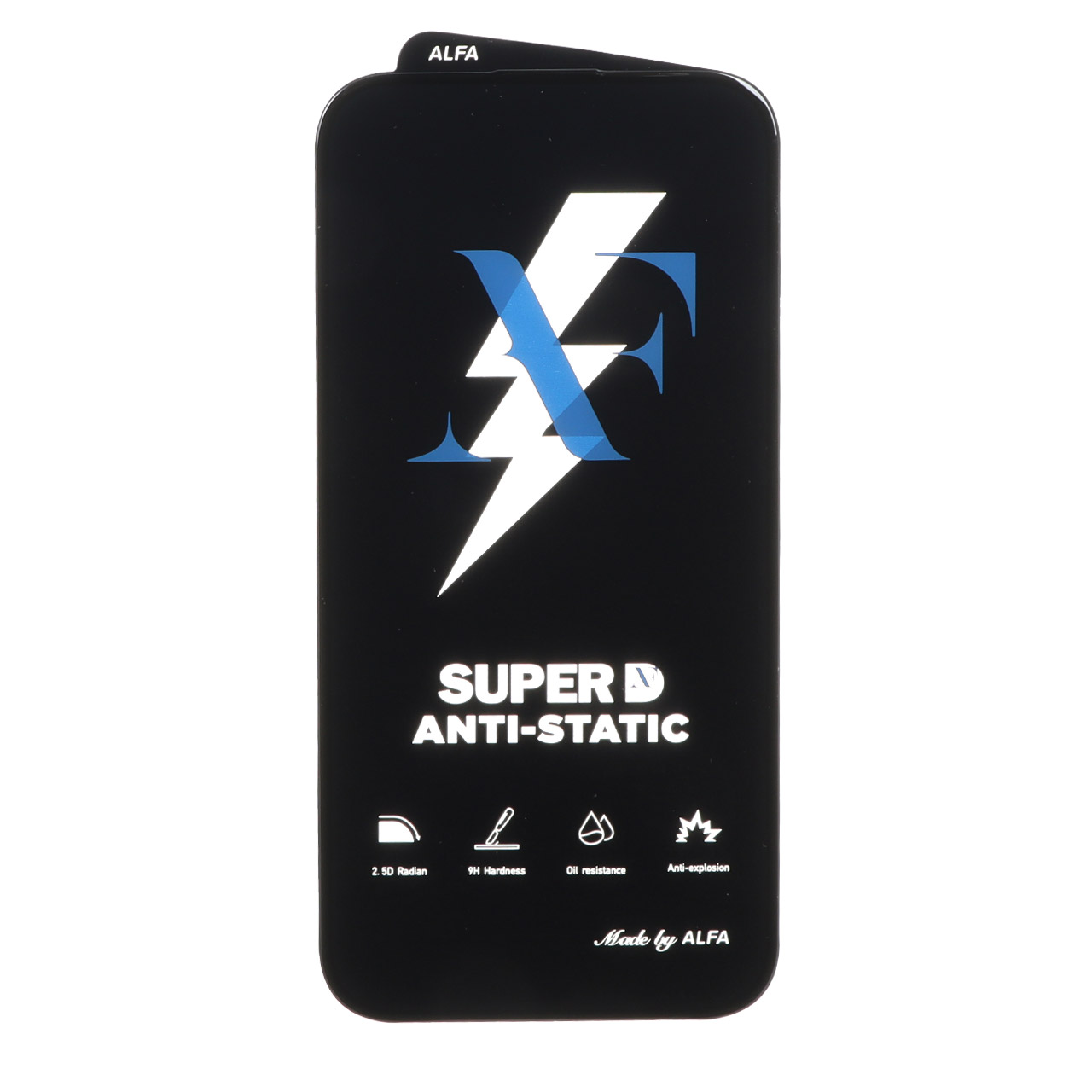 محافظ صفحه نمایش شیشه ای Super D Anti Static ALFA مدل Apple iPhone 16 / iPhone 15 / iPhone 14 Pro (بدون پک) - اسپه کالا محافظ صفحه نمایش شیشه ای Super D Anti Static ALFA مدل Apple iPhone 16 / iPhone 15 / iPhone 14 Pro (بدون پک) - تصویر 1