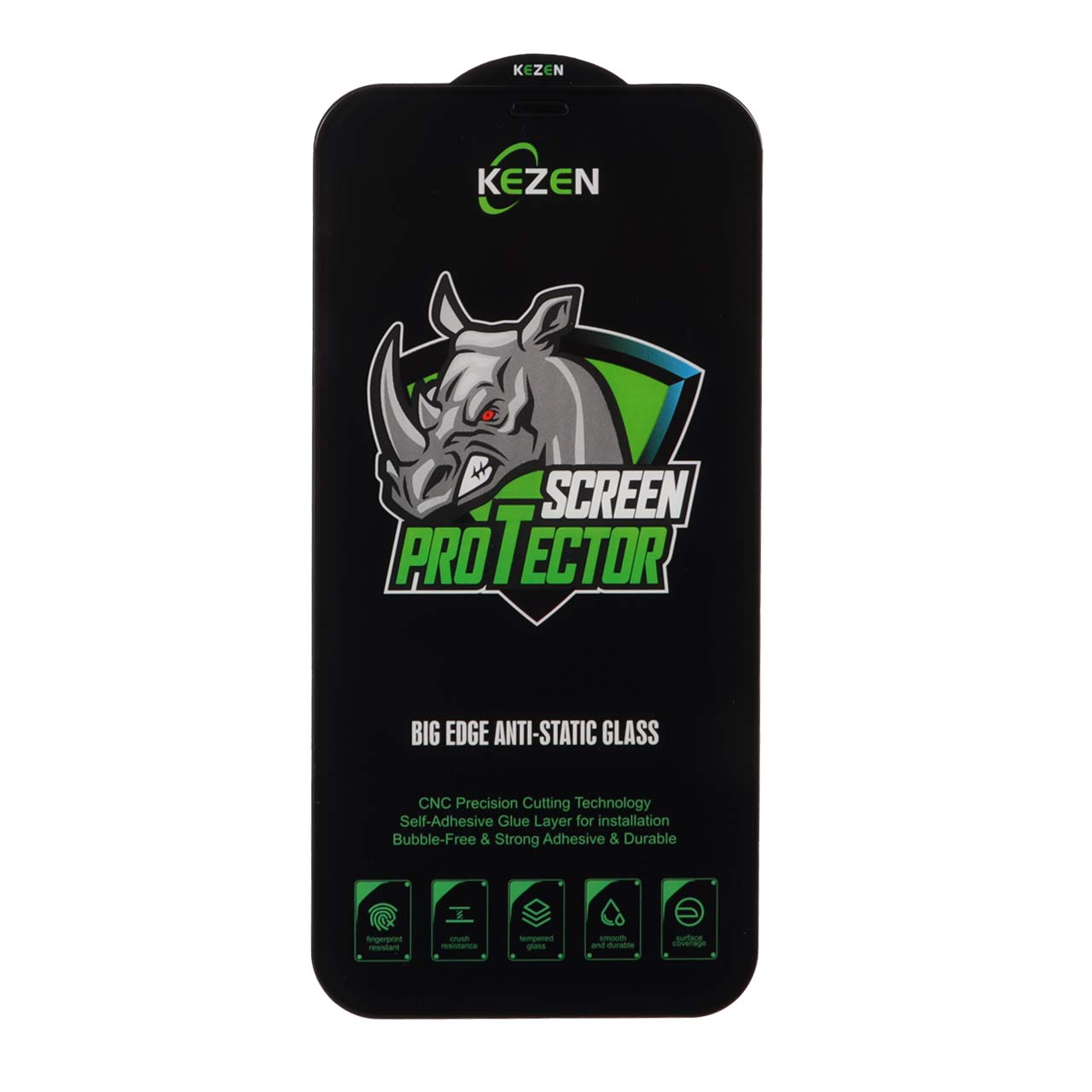 محافظ صفحه نمایش شیشه ای Full Cover Kezen Anti Static Big Edge مدل Apple iPhone 12 Pro Max - اسپه کالا محافظ صفحه نمایش شیشه ای Full Cover Kezen Anti Static Big Edge مدل Apple iPhone 12 Pro Max - تصویر 1