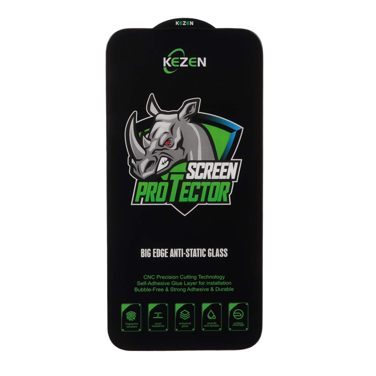 محافظ صفحه نمایش شیشه ای Full Cover Kezen Anti Static Big Edge مدل Apple iPhone 14 pro max - اسپه کالا محافظ صفحه نمایش شیشه ای Full Cover Kezen Anti Static Big Edge مدل Apple iPhone 14 pro max - تصویر 1