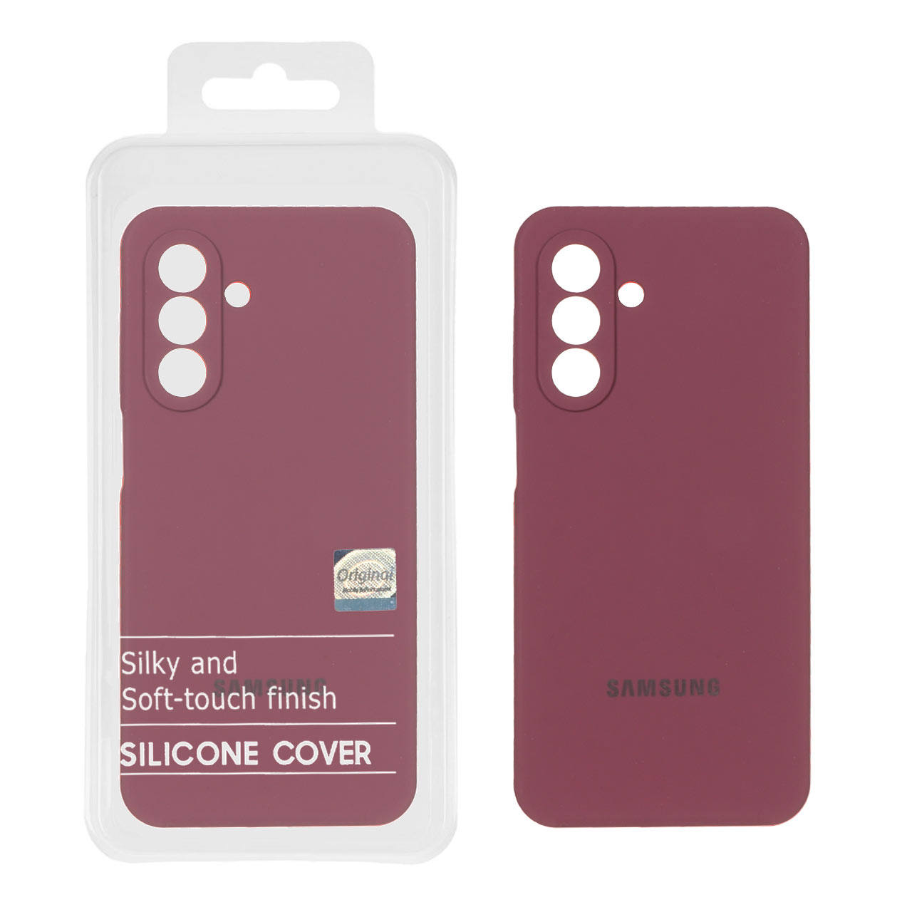 قاب سیلیکونی پاک کنی اورجینال Master Quality مدل Samsung Galaxy A17 / A26 - زرشکی (پک دار) - اسپه کالا قاب سیلیکونی پاک کنی اورجینال Master Quality مدل Samsung Galaxy A17 / A26 - زرشکی (پک دار) - تصویر 1