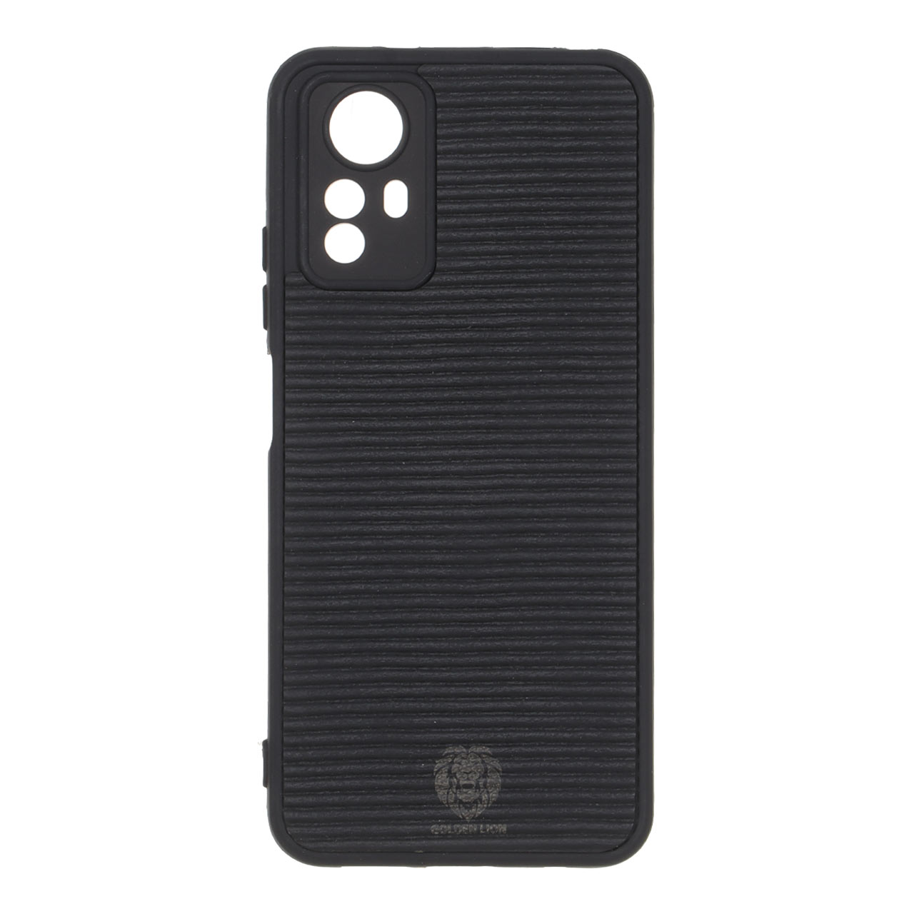 قاب Golden Lion شیاردار Xiaomi Redmi Note 12S - مشکی - اسپه کالا قاب Golden Lion شیاردار Xiaomi Redmi Note 12S - مشکی - تصویر 1