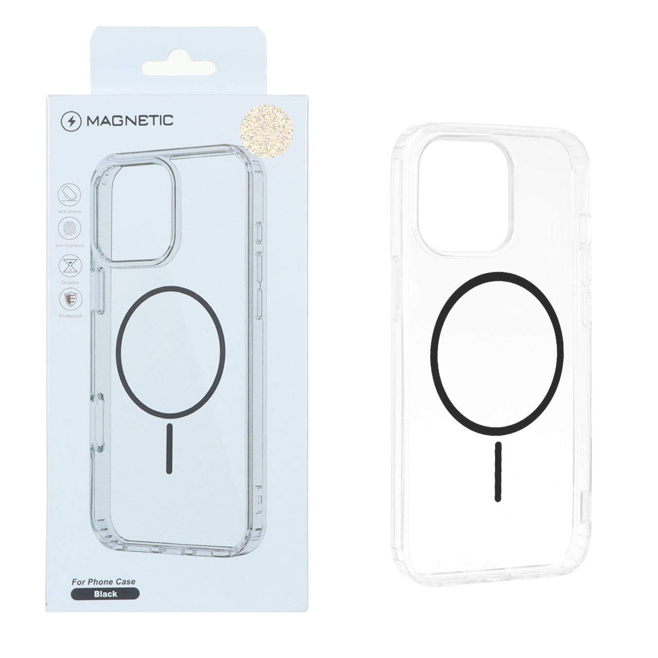 قاب اورجینال Magnetic دور ژله ای MagSafe مدل Apple iPhone 13 Pro - مشکی (پک دار) - اسپه کالا قاب اورجینال Magnetic دور ژله ای MagSafe مدل Apple iPhone 13 Pro - مشکی (پک دار) - تصویر 1