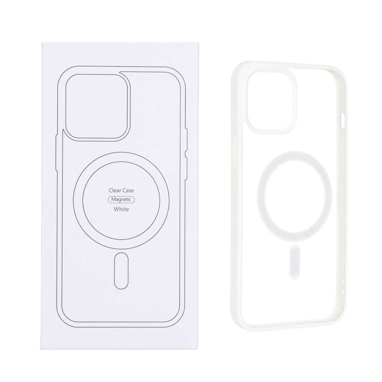 قاب شفاف Apple iPhone 15 / iPhone 14 / iPhone 13 با قابلیت شارژ MagSafe - سفید (پک دار) - اسپه کالا قاب شفاف Apple iPhone 15 / iPhone 14 / iPhone 13 با قابلیت شارژ MagSafe - سفید (پک دار) - تصویر 1