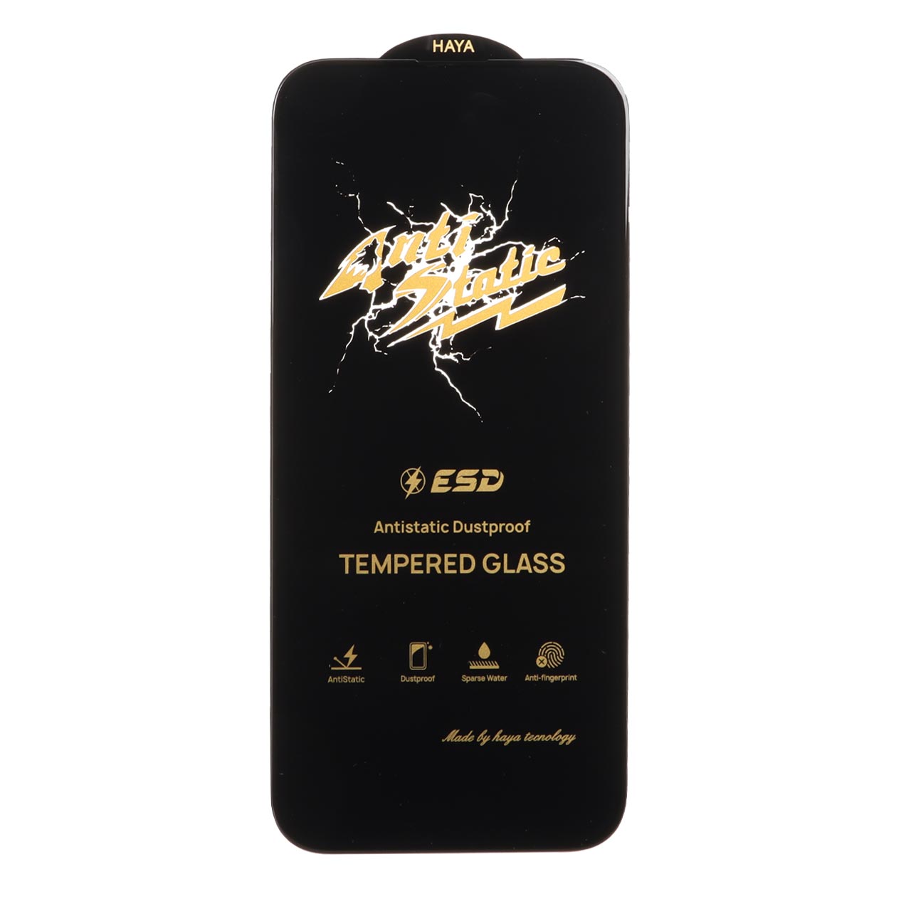 محافظ صفحه نمایش شیشه ای Full Cover Anti Static HAYA مدل Apple iPhone 16 - اسپه کالا محافظ صفحه نمایش شیشه ای Full Cover Anti Static HAYA مدل Apple iPhone 16 - تصویر 1