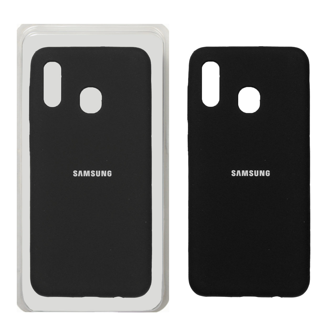 قاب سیلیکونی پاک کنی اورجینال Samsung Galaxy A30 / A20 - مشکی (پک اصلی) - اسپه کالا قاب سیلیکونی پاک کنی اورجینال Samsung Galaxy A30 / A20 - مشکی (پک اصلی) - تصویر 1