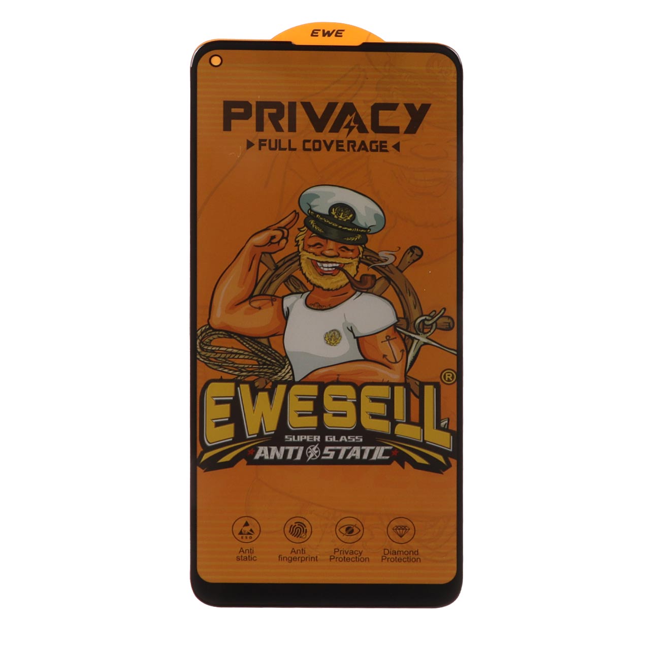 محافظ صفحه نمایش شیشه ای Full Cover Ewesell Anti Static Privacy مدل Samsung Galaxy A11 / M11 / Redmi Note 9 / Note 9t / Mi 11 lite / Mi 12 lite / Realme 7 / Realme 9 - اسپه کالا محافظ صفحه نمایش شیشه ای Full Cover Ewesell Anti Static Privacy مدل Samsung Galaxy A11 / M11 / Redmi Note 9 / Note 9t / Mi 11 lite / Mi 12 lite / Realme 7 / Realme 9 - تصویر 1