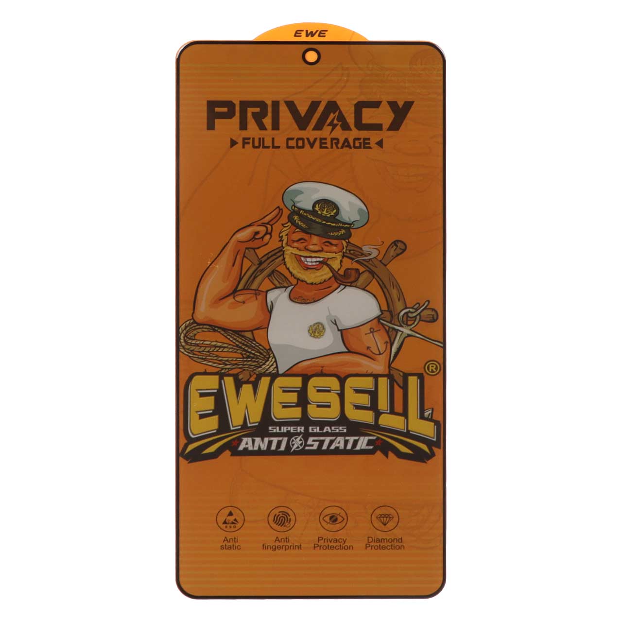محافظ صفحه نمایش شیشه ای Full Cover Ewesell Anti Static Privacy مدل Xiaomi Redmi Note 14S / Note 13 Pro 4G / Poco M6 Pro 4G - اسپه کالا محافظ صفحه نمایش شیشه ای Full Cover Ewesell Anti Static Privacy مدل Xiaomi Redmi Note 14S / Note 13 Pro 4G / Poco M6 Pro 4G - تصویر 1