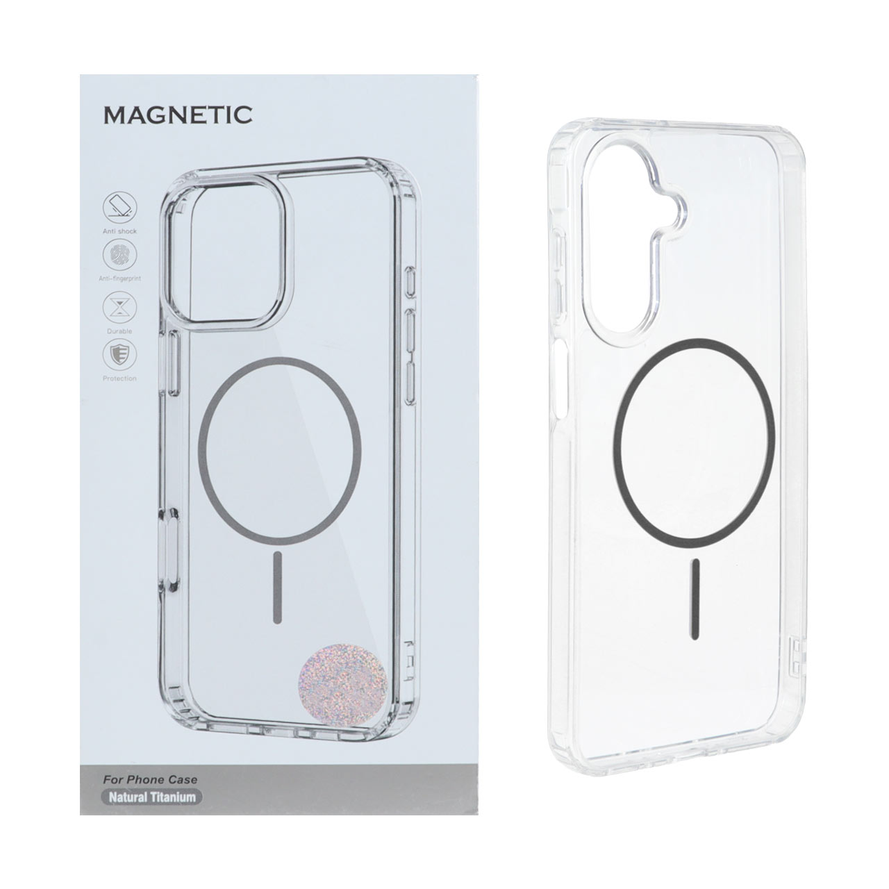 قاب اورجینال Magnetic دور ژله ای MagSafe مدل Samsung Galaxy A17 / A26 - خاکستری (پک دار) - اسپه کالا قاب اورجینال Magnetic دور ژله ای MagSafe مدل Samsung Galaxy A17 / A26 - خاکستری (پک دار) - تصویر 1