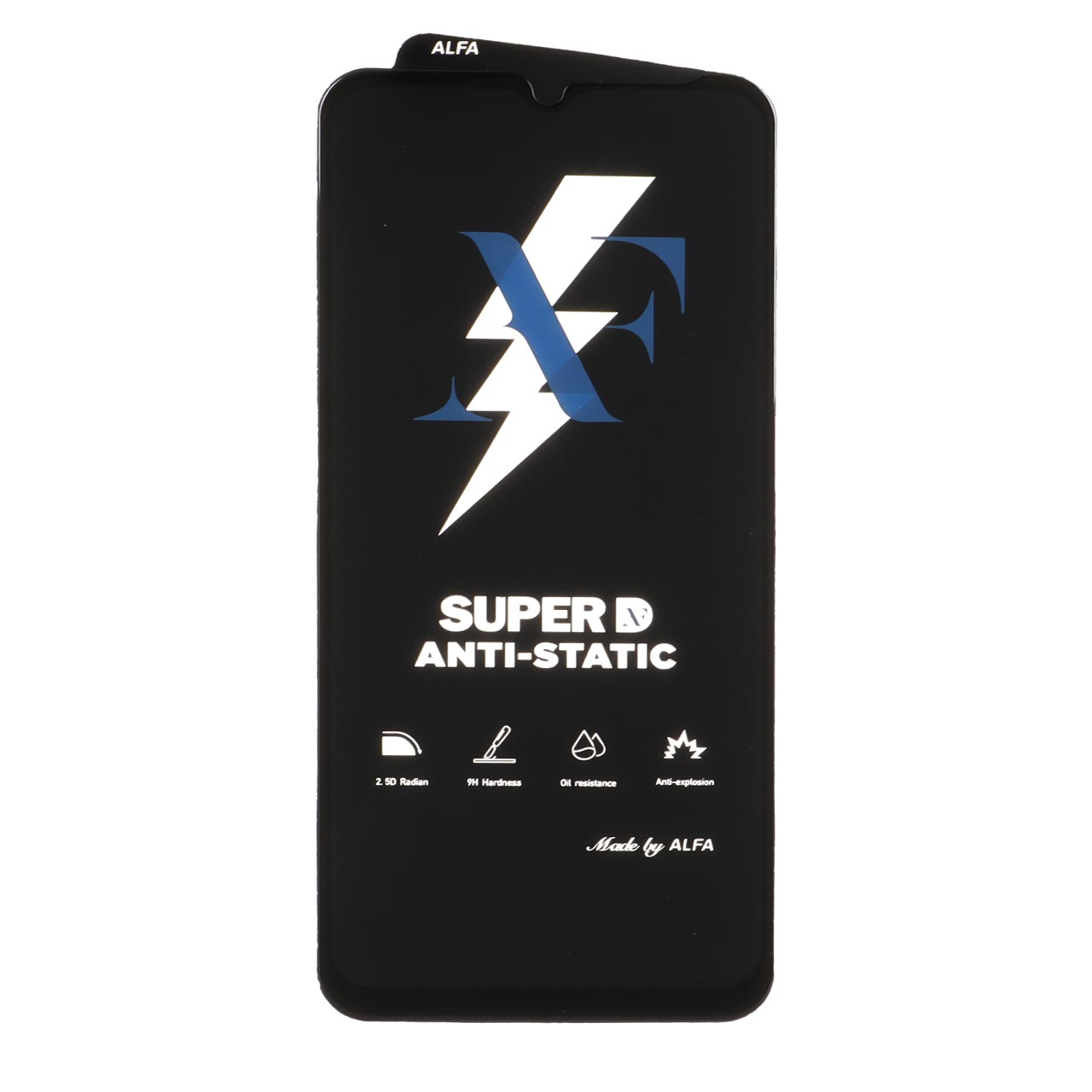 محافظ صفحه نمایش شیشه ای Super D Anti Static ALFA مدل Samsung Galaxy A14 / M14 / F14 / A22 5G - اسپه کالا محافظ صفحه نمایش شیشه ای Super D Anti Static ALFA مدل Samsung Galaxy A14 / M14 / F14 / A22 5G - تصویر 1