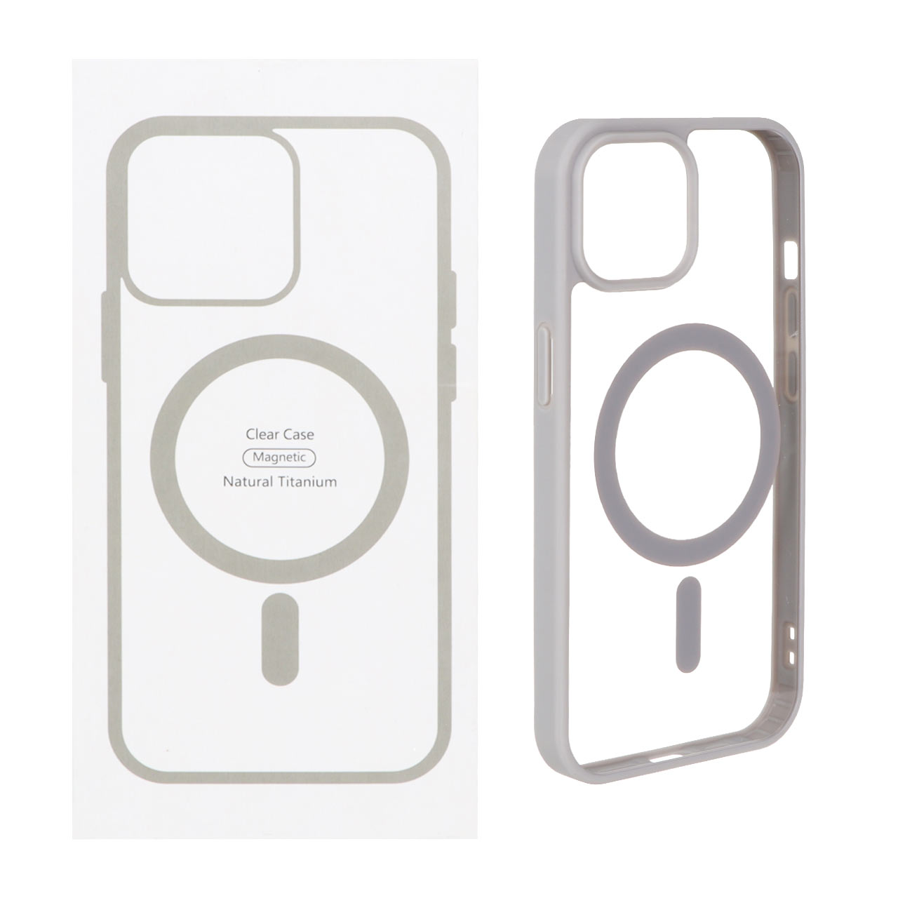 قاب شفاف Apple iPhone 15 / iPhone 14 / iPhone 13 با قابلیت شارژ MagSafe - طوسی (پک دار) - اسپه کالا قاب شفاف Apple iPhone 15 / iPhone 14 / iPhone 13 با قابلیت شارژ MagSafe - طوسی (پک دار) - تصویر 1