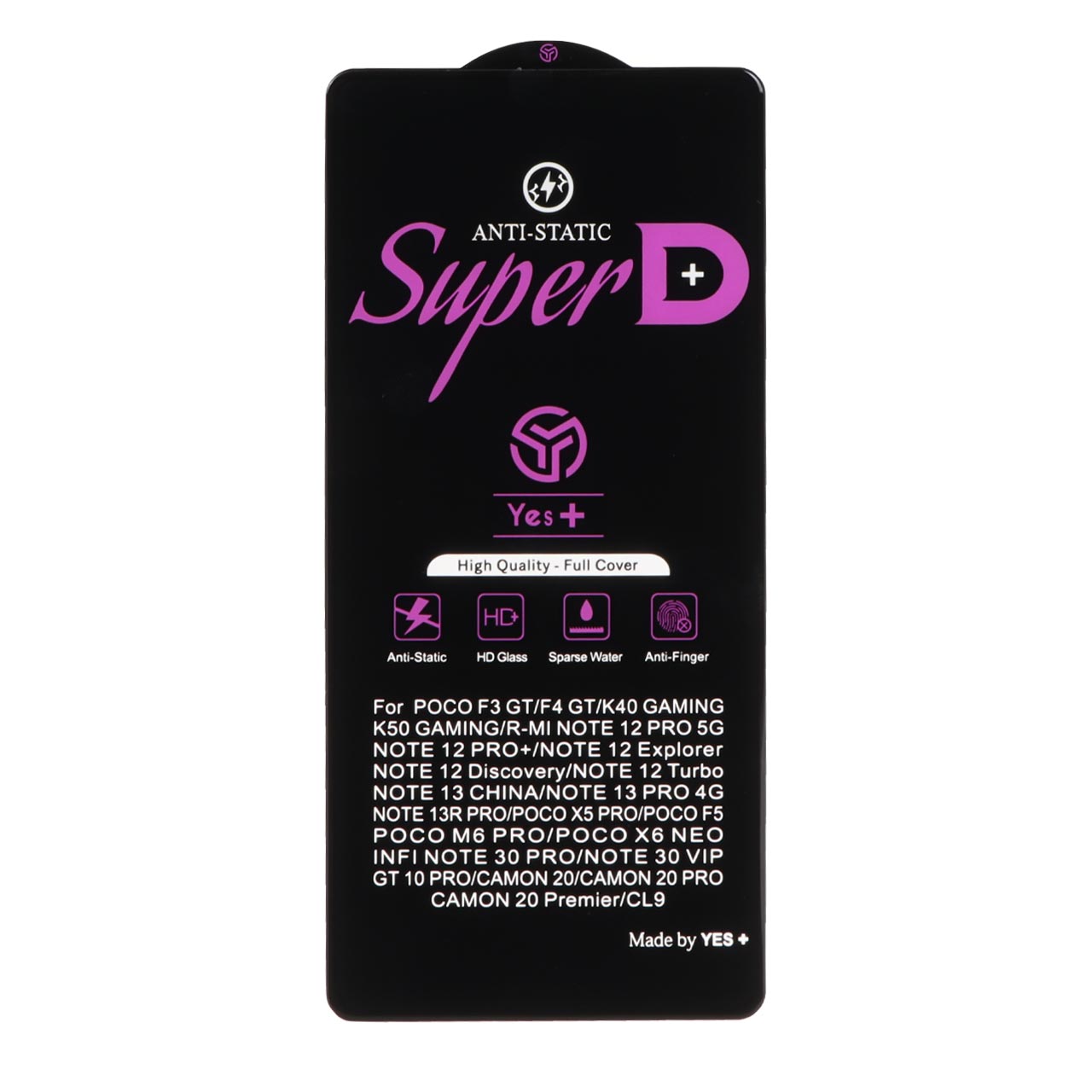 محافظ صفحه نمایش شیشه ای Super D Anti Static Yes Plus مدل Xiaomi Redmi Note 14S / Note 13 Pro 4G / Poco M6 Pro 4G - اسپه کالا محافظ صفحه نمایش شیشه ای Super D Anti Static Yes Plus مدل Xiaomi Redmi Note 14S / Note 13 Pro 4G / Poco M6 Pro 4G - تصویر 1