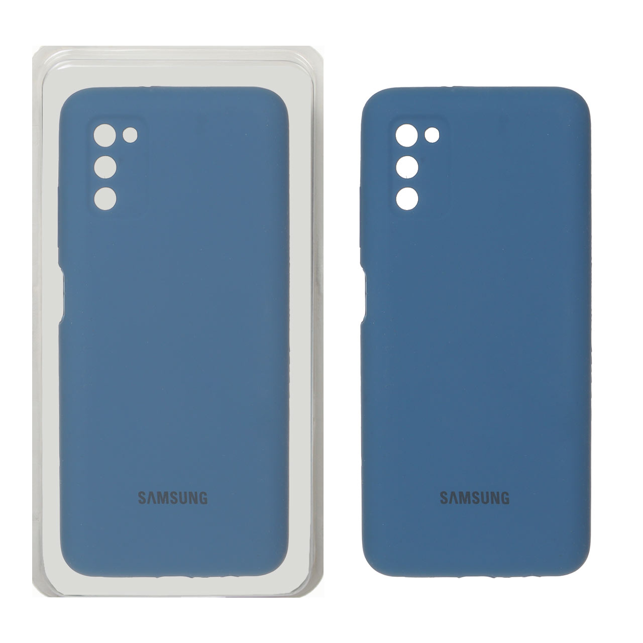 قاب سیلیکونی پاک کنی محافظ لنزدار اورجینال Samsung Galaxy A03s / A02s - آبی تیره (پک دار) - اسپه کالا قاب سیلیکونی پاک کنی محافظ لنزدار اورجینال Samsung Galaxy A03s / A02s - آبی تیره (پک دار) - تصویر 1