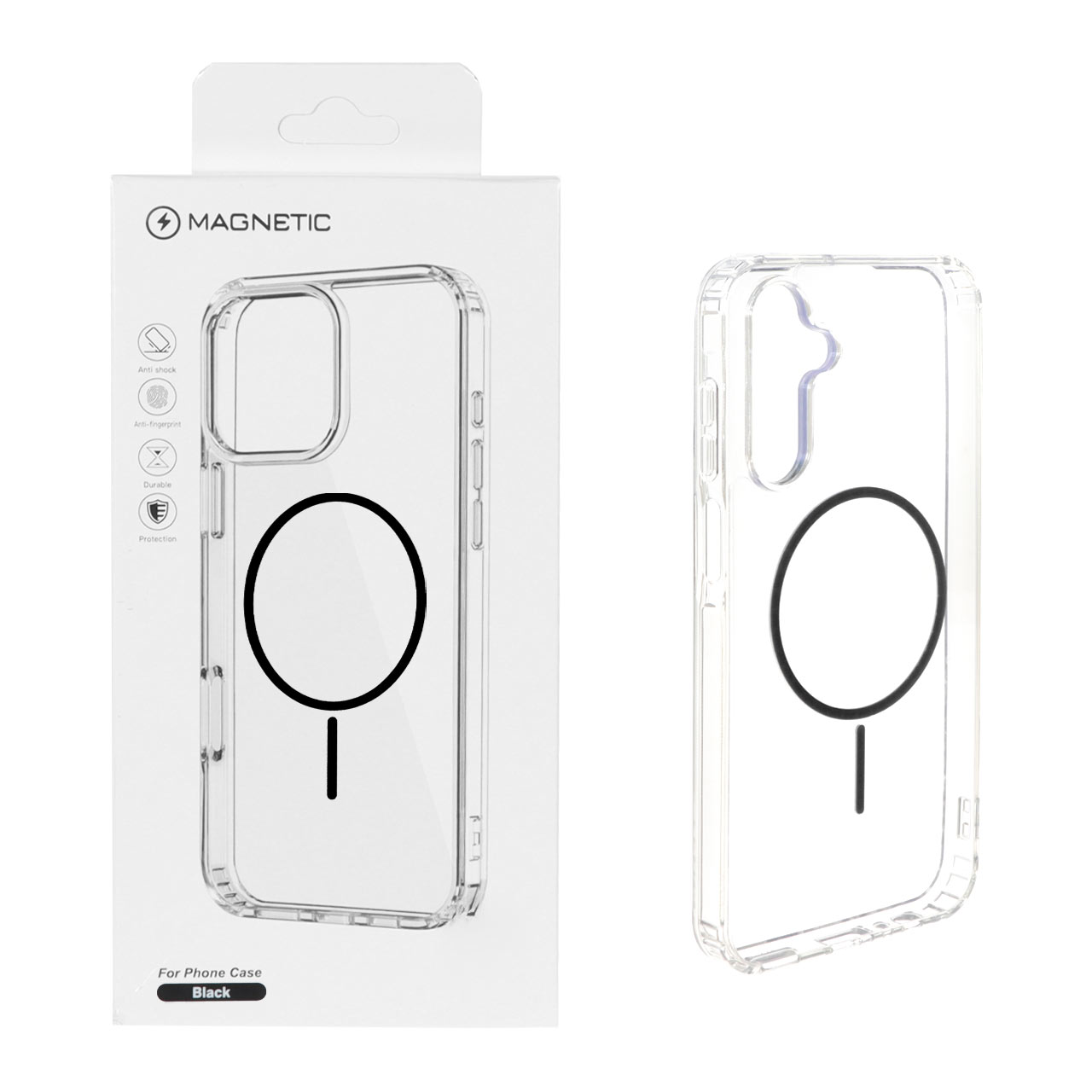 قاب اورجینال Magnetic دور ژله ای MagSafe مدل Samsung Galaxy A15 - مشکی (پک دار) - اسپه کالا قاب اورجینال Magnetic دور ژله ای MagSafe مدل Samsung Galaxy A15 - مشکی (پک دار) - تصویر 1