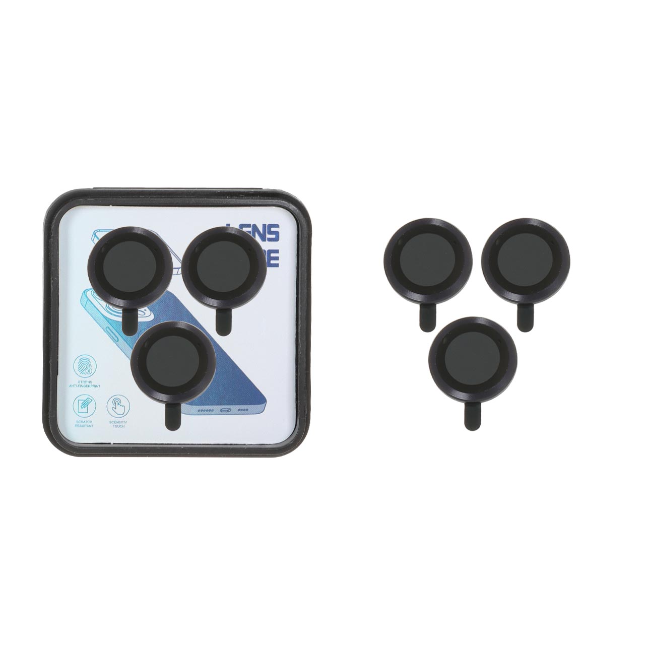 محافظ لنز رینگی اورجینال Lens Fixture شابلون دار Apple iPhone 15 Pro / iPhone 15 Pro Max - سرمه ای (پک دار) - اسپه کالا محافظ لنز رینگی اورجینال Lens Fixture شابلون دار Apple iPhone 15 Pro / iPhone 15 Pro Max - سرمه ای (پک دار) - تصویر 1