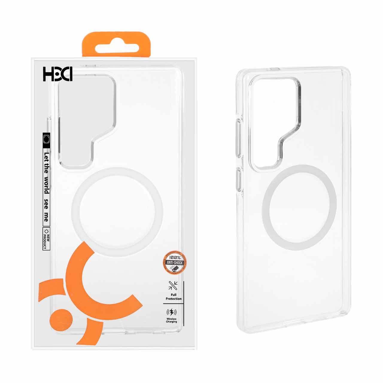 قاب اورجینال HDD شفاف کریستالی MagSafe مدل Samsung Galaxy S25 Ultra - سفید (پک دار) - اسپه کالا قاب اورجینال HDD شفاف کریستالی MagSafe مدل Samsung Galaxy S25 Ultra - سفید (پک دار) - تصویر 1