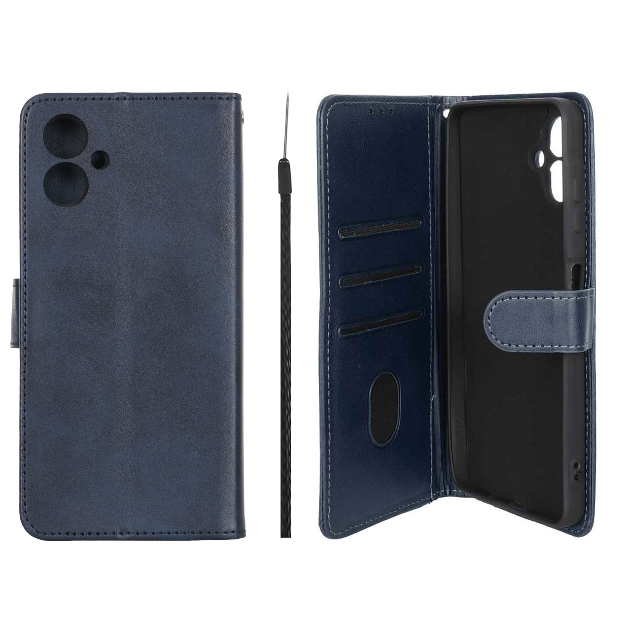 کیف موبایل مگنتی Crystal داخل مخمل Samsung Galaxy A06 - سرمه ای - اسپه کالا کیف موبایل مگنتی Crystal داخل مخمل Samsung Galaxy A06 - سرمه ای - تصویر 1