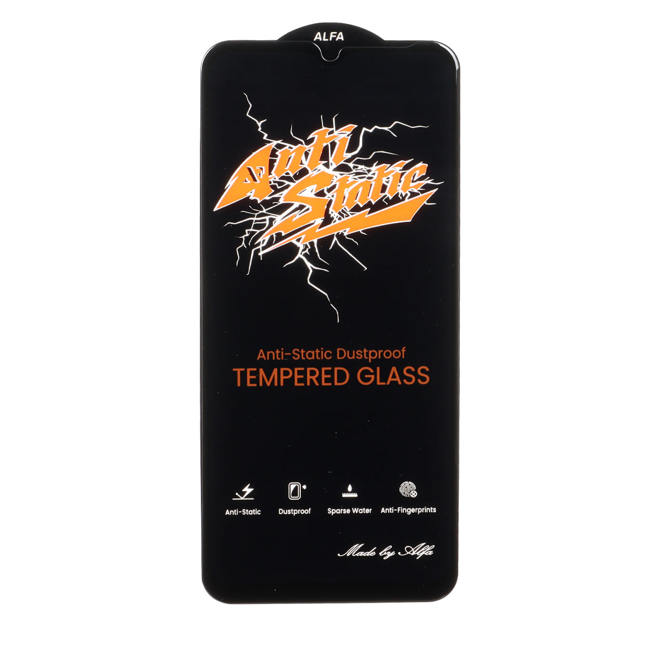 محافظ صفحه نمایش شیشه ای Full Cover Anti Static ALFA مدل Samsung Galaxy A14 / M14 / F14 / A22 5G - اسپه کالا محافظ صفحه نمایش شیشه ای Full Cover Anti Static ALFA مدل Samsung Galaxy A14 / M14 / F14 / A22 5G - تصویر 1