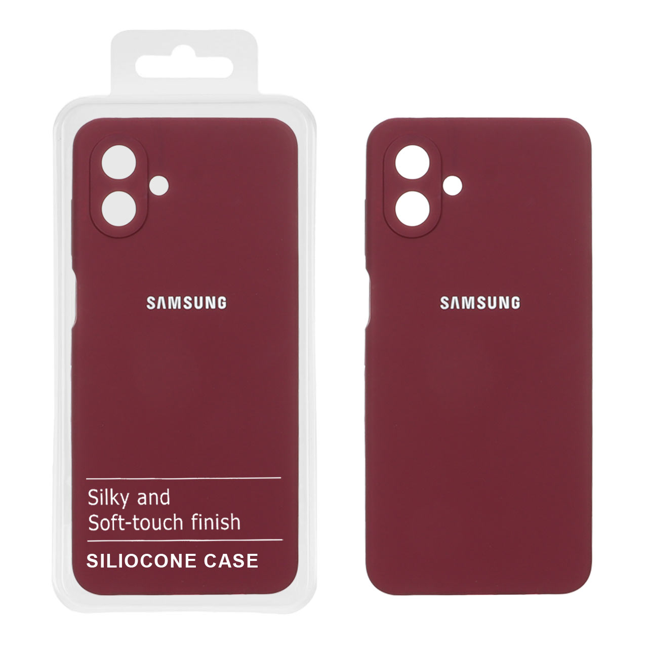 قاب سیلیکونی پاک کنی اورجینال درجه یک Samsung Galaxy A07 - زرشکی (پک دار) - اسپه کالا قاب سیلیکونی پاک کنی اورجینال درجه یک Samsung Galaxy A07 - زرشکی (پک دار) - تصویر 1