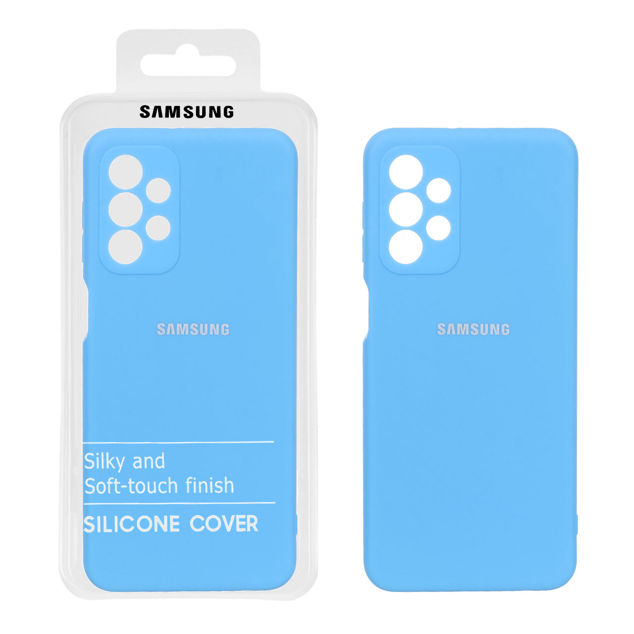 قاب نیو سیلیکون محافظ لنزدار RFF مدل Samsung Galaxy A23 - آبی (پک دار) - اسپه کالا قاب نیو سیلیکون محافظ لنزدار RFF مدل Samsung Galaxy A23 - آبی (پک دار) - تصویر 1