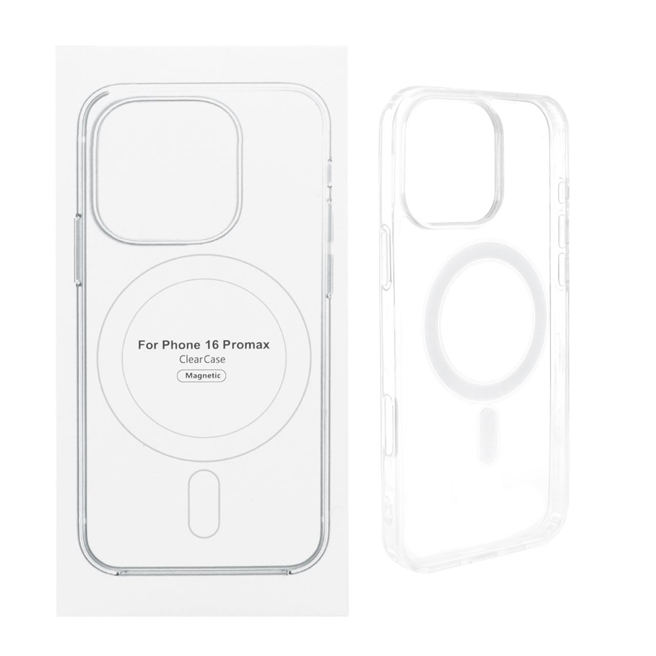 قاب شفاف Apple iPhone 16 Pro Max با قابلیت شارژ NTC - MagSafe (پک دار) - اسپه کالا قاب شفاف Apple iPhone 16 Pro Max با قابلیت شارژ NTC - MagSafe (پک دار) - تصویر 1