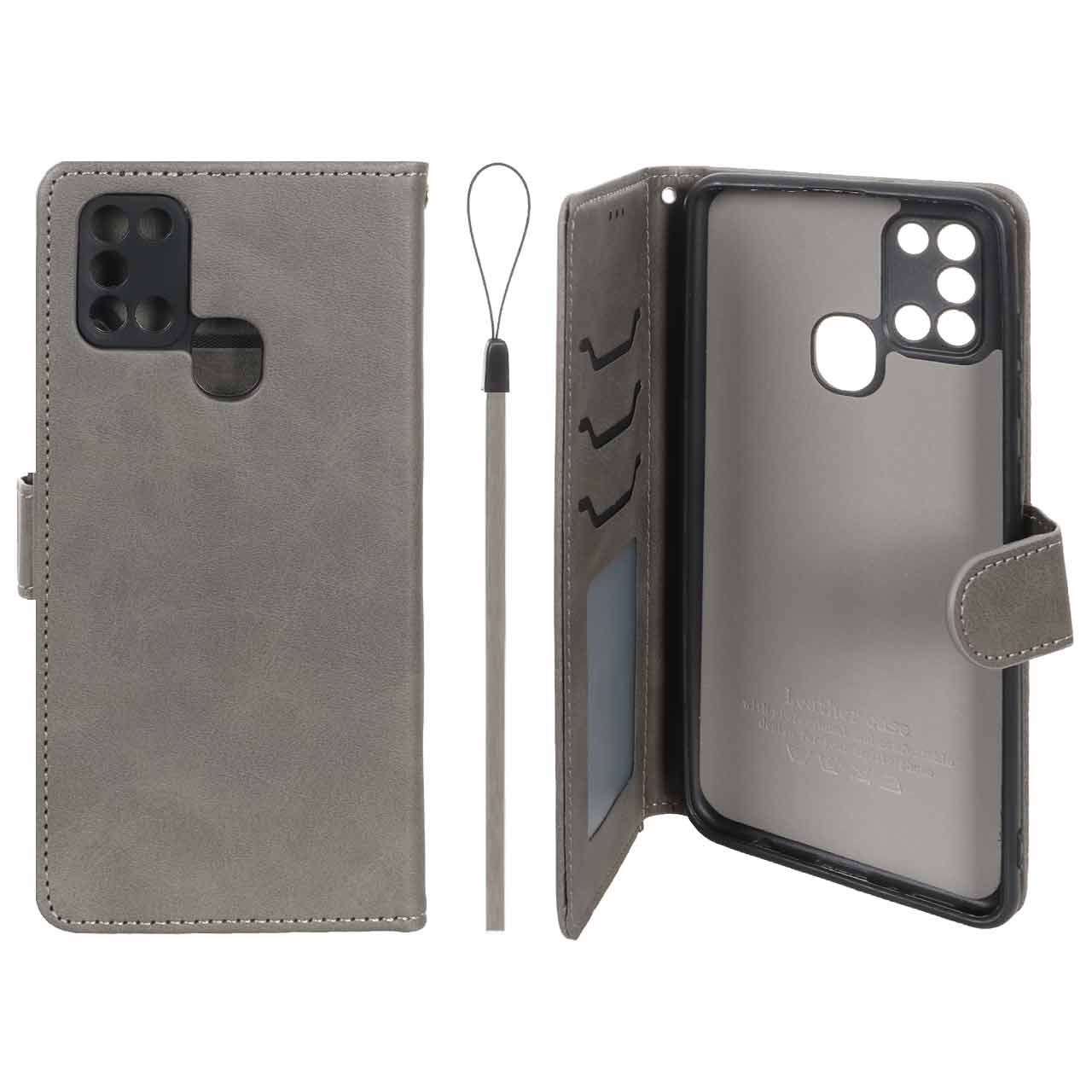 کیف موبایل مگنتی درجه یک داخل خز MNC Plus مدل Samsung Galaxy A21s - خاکستری - اسپه کالا کیف موبایل مگنتی درجه یک داخل خز MNC Plus مدل Samsung Galaxy A21s - خاکستری - تصویر 1