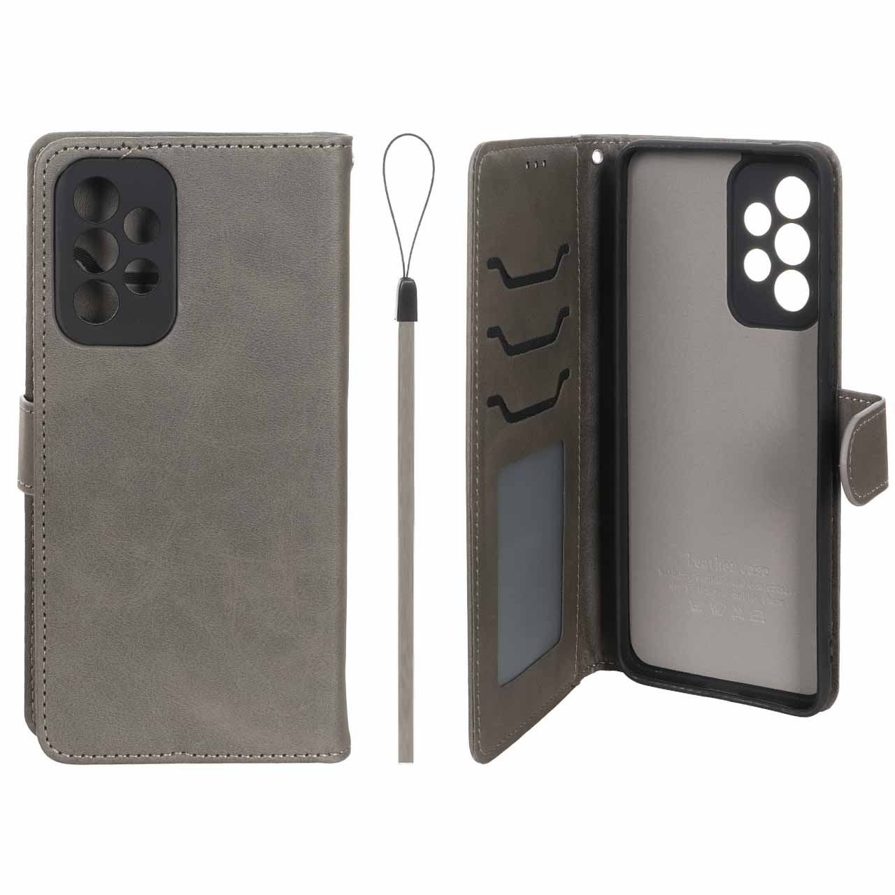 کیف موبایل مگنتی درجه یک داخل خز MNC Plus مدل Samsung Galaxy A33 - خاکستری - اسپه کالا کیف موبایل مگنتی درجه یک داخل خز MNC Plus مدل Samsung Galaxy A33 - خاکستری - تصویر 1