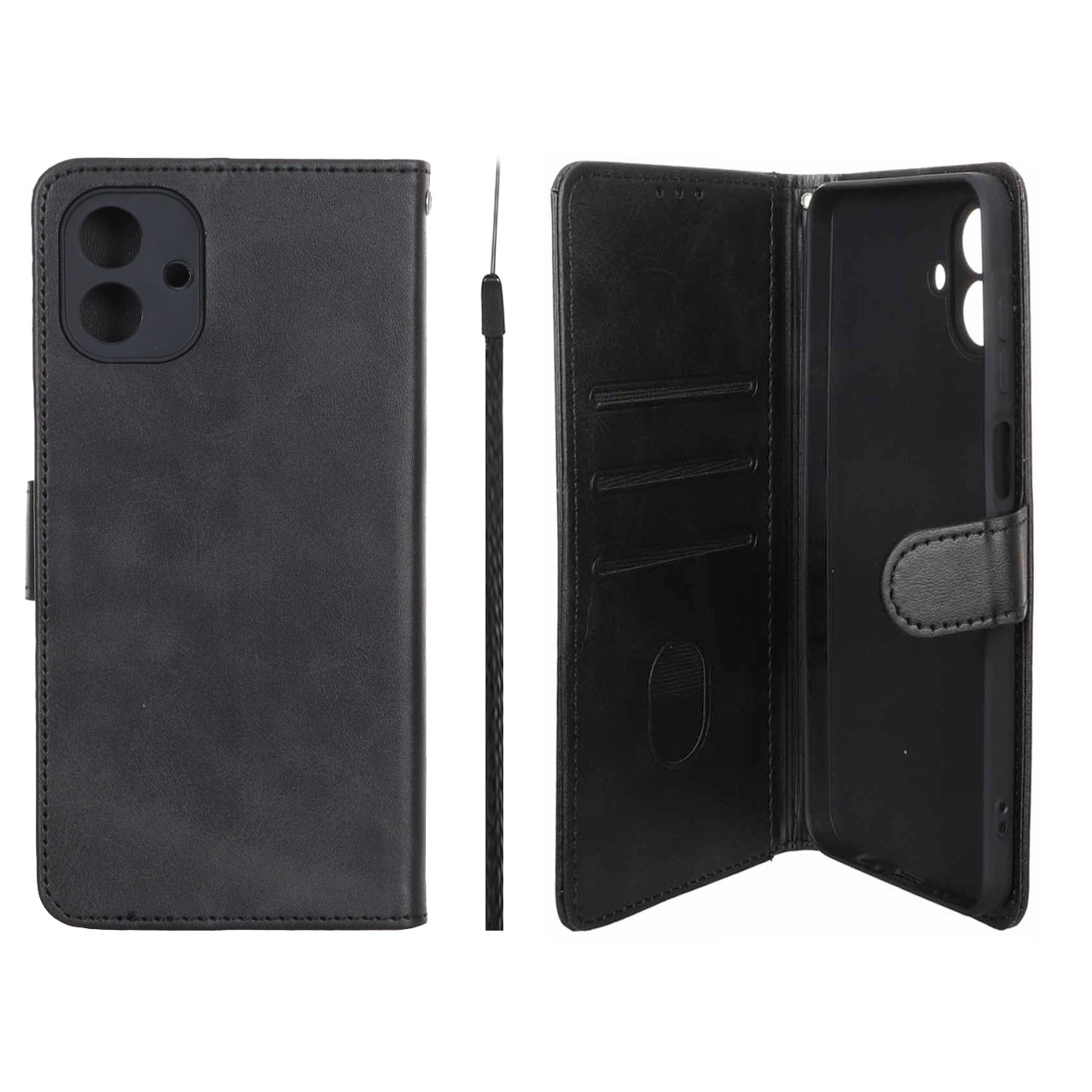 کیف موبایل مگنتی Crystal داخل مخمل Samsung Galaxy A07 - مشکی - اسپه کالا کیف موبایل مگنتی Crystal داخل مخمل Samsung Galaxy A07 - مشکی - تصویر 1