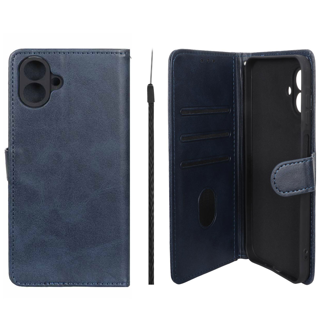 کیف موبایل مگنتی Crystal داخل مخمل Samsung Galaxy A07 - سرمه ای - اسپه کالا کیف موبایل مگنتی Crystal داخل مخمل Samsung Galaxy A07 - سرمه ای - تصویر 1