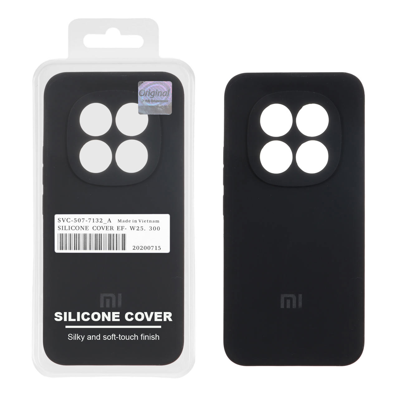 قاب سیلیکونی پاک کنی اورجینال Master Quality مدل Xiaomi Redmi Note 15 Pro Plus - مشکی (پک دار) - اسپه کالا قاب سیلیکونی پاک کنی اورجینال Master Quality مدل Xiaomi Redmi Note 15 Pro Plus - مشکی (پک دار) - تصویر 1