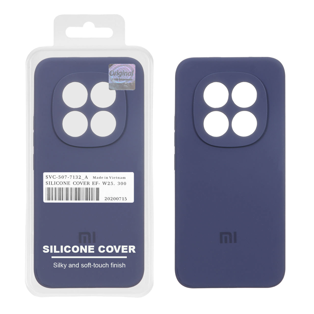 قاب سیلیکونی پاک کنی اورجینال Master Quality مدل Xiaomi Redmi Note 15 Pro Plus - سرمه ای (پک دار) - اسپه کالا قاب سیلیکونی پاک کنی اورجینال Master Quality مدل Xiaomi Redmi Note 15 Pro Plus - سرمه ای (پک دار) - تصویر 1