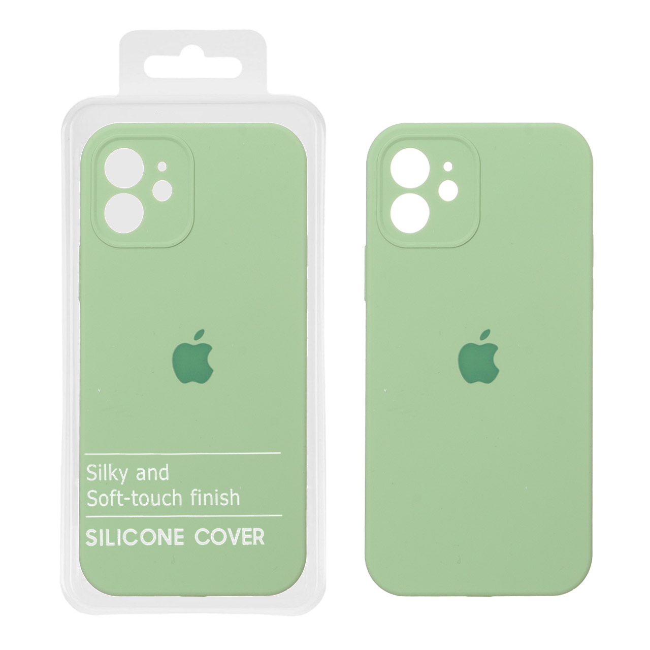 قاب سیلیکونی پاک کنی محافظ لنزدار اورجینال Apple iPhone 12 - سبز مغز پسته ای (پک اصلی) - اسپه کالا قاب سیلیکونی پاک کنی محافظ لنزدار اورجینال Apple iPhone 12 - سبز مغز پسته ای (پک اصلی) - تصویر 1