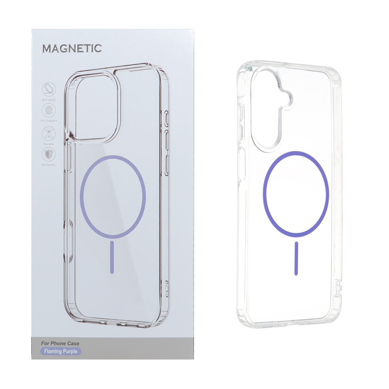 قاب اورجینال Magnetic دور ژله ای MagSafe مدل Samsung Galaxy A17 / A26 - بنفش روشن (پک دار) - اسپه کالا قاب اورجینال Magnetic دور ژله ای MagSafe مدل Samsung Galaxy A17 / A26 - بنفش روشن (پک دار) - تصویر 1