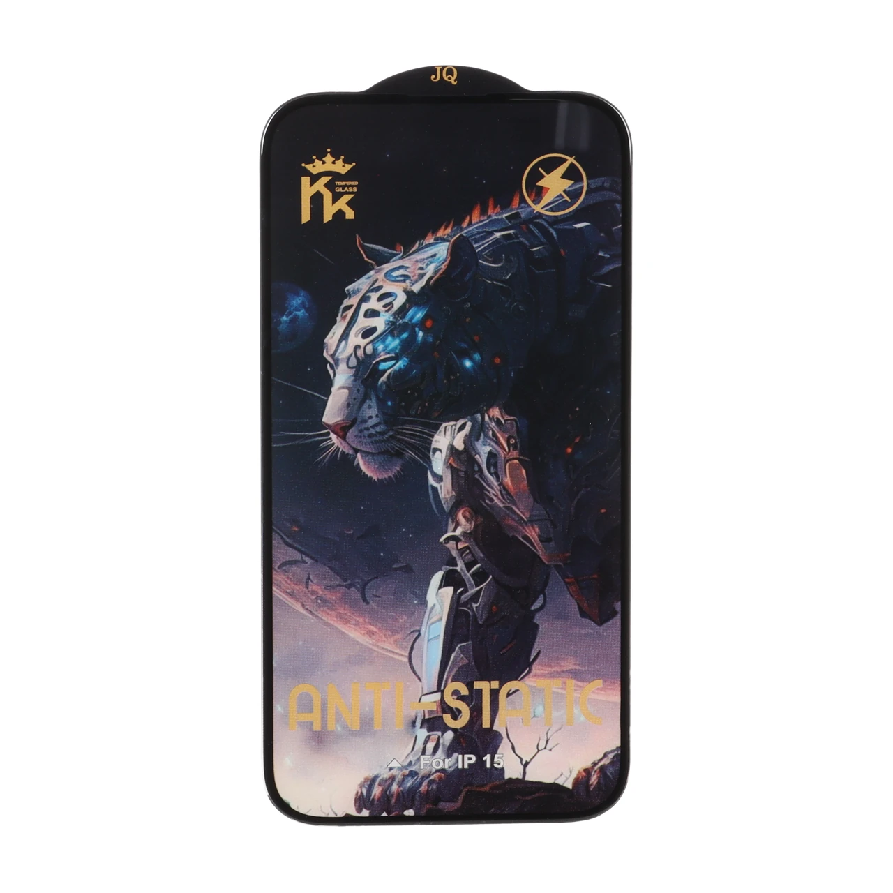 محافظ صفحه نمایش شیشه ای Apple iPhone 16 / iPhone 15 / iPhone 14 Pro - Full Cover Anti Static JQ - اسپه کالا محافظ صفحه نمایش شیشه ای Apple iPhone 16 / iPhone 15 / iPhone 14 Pro - Full Cover Anti Static JQ - تصویر 1