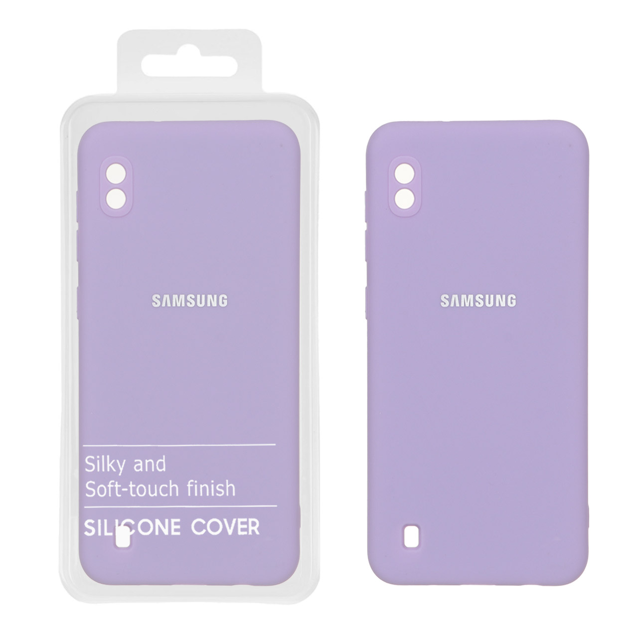 قاب نیو سیلیکون محافظ لنزدار RFF مدل Samsung Galaxy A10 / M10 - بنفش روشن (پک دار) - اسپه کالا قاب نیو سیلیکون محافظ لنزدار RFF مدل Samsung Galaxy A10 / M10 - بنفش روشن (پک دار) - تصویر 1