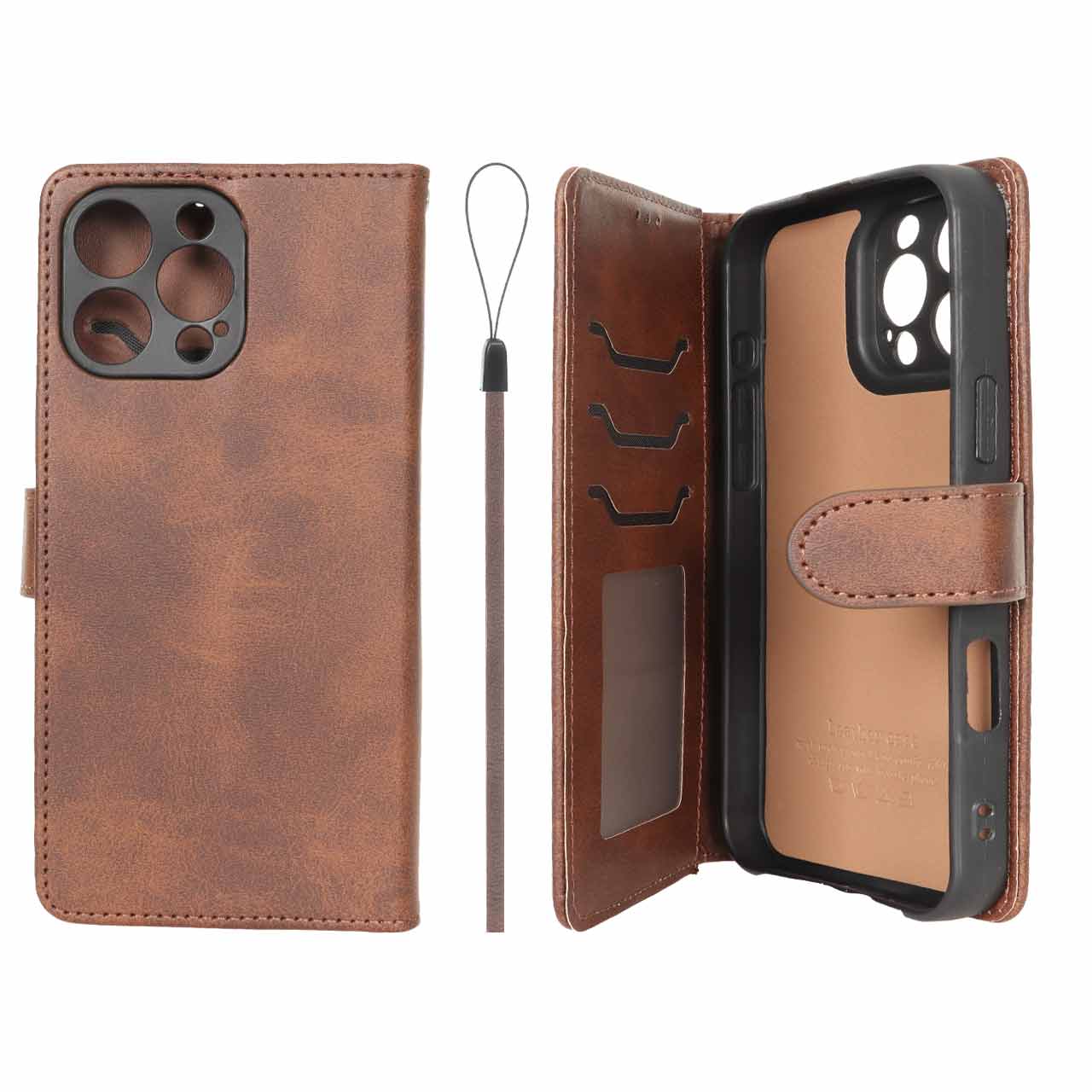 کیف موبایل مگنتی درجه یک داخل خز MNC Plus مدل Apple iPhone 16 Pro Max - قهوه ای - اسپه کالا کیف موبایل مگنتی درجه یک داخل خز MNC Plus مدل Apple iPhone 16 Pro Max - قهوه ای - تصویر 1