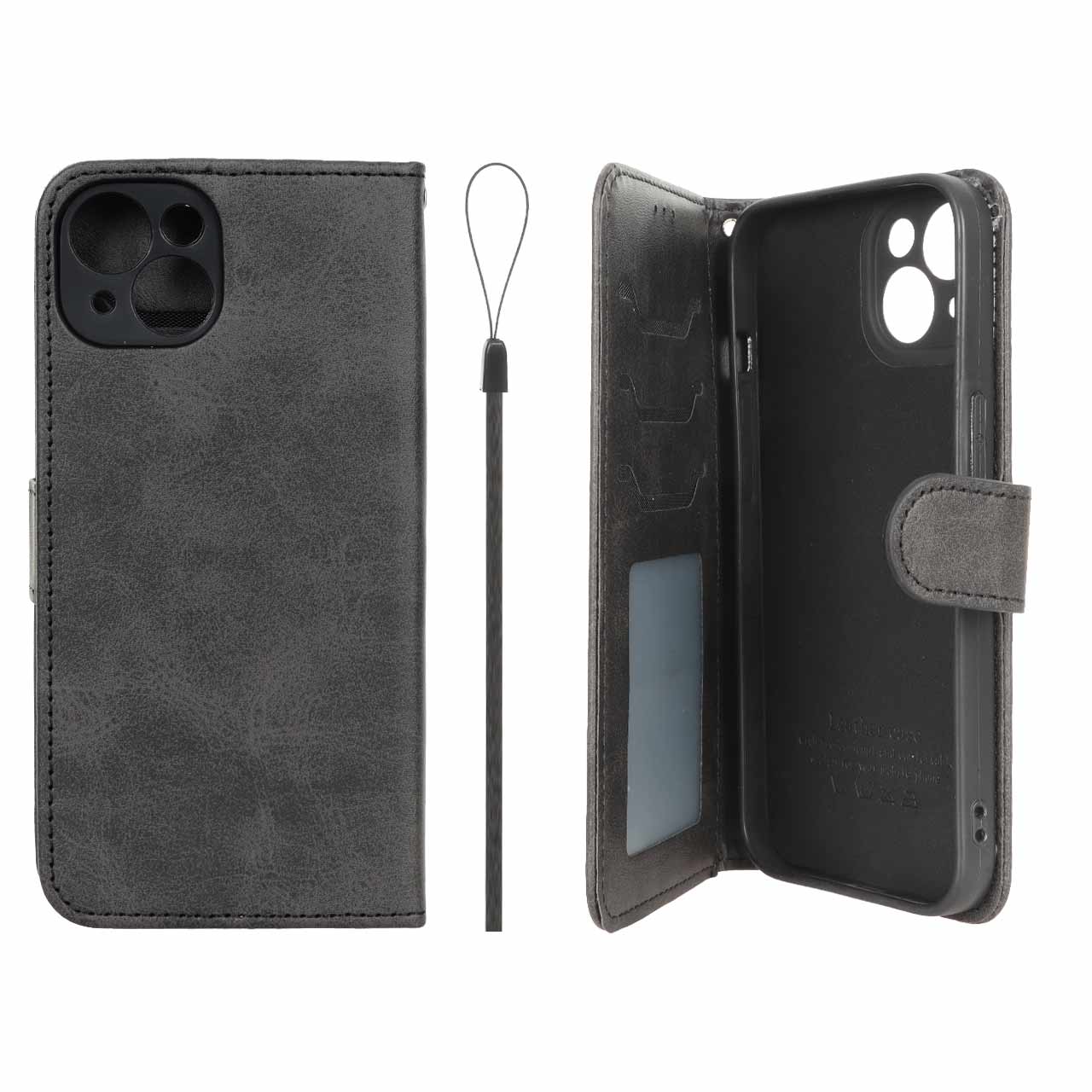 کیف موبایل مگنتی درجه یک داخل خز MNC Plus مدل Apple iPhone 13 / iPhone 14 - مشکی - اسپه کالا کیف موبایل مگنتی درجه یک داخل خز MNC Plus مدل Apple iPhone 13 / iPhone 14 - مشکی - تصویر 1