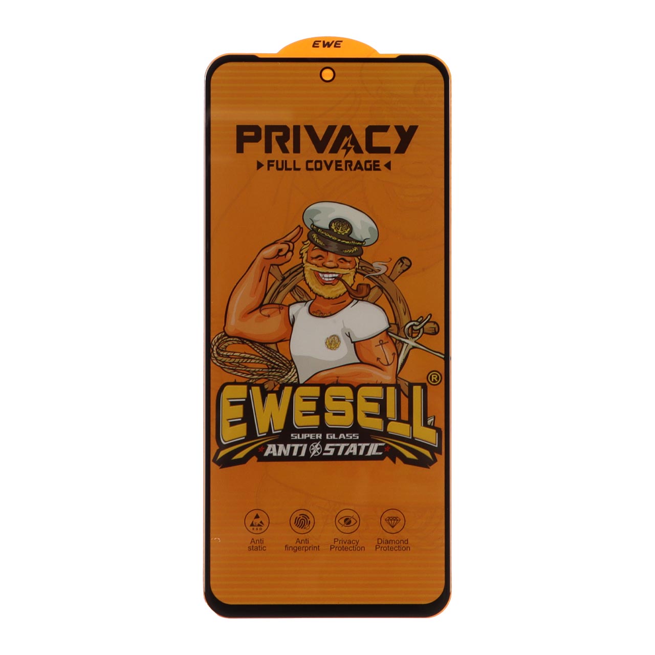 محافظ صفحه نمایش شیشه ای Full Cover Ewesell Anti Static Privacy مدل Xiaomi Redmi 12 / Redmi 13X / Redmi 13 4G / Poco M6 Pro 5G / Poco M6 4G - اسپه کالا محافظ صفحه نمایش شیشه ای Full Cover Ewesell Anti Static Privacy مدل Xiaomi Redmi 12 / Redmi 13X / Redmi 13 4G / Poco M6 Pro 5G / Poco M6 4G - تصویر 1