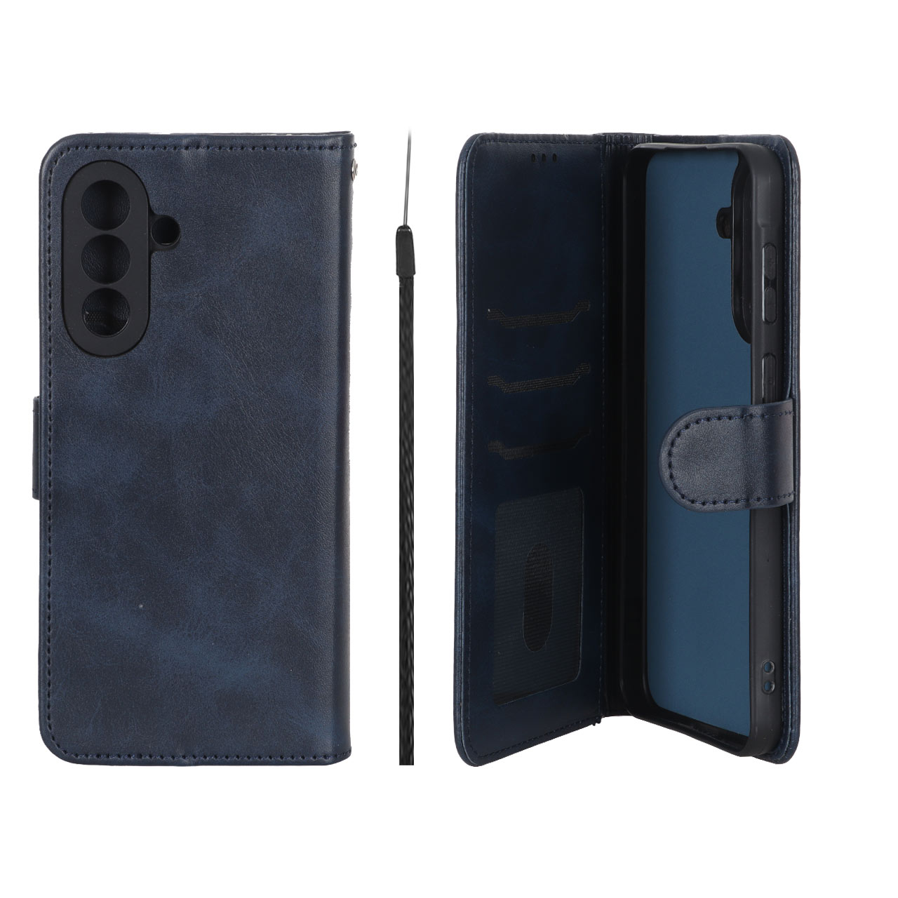 کیف موبایل مگنتی Crystal داخل مخمل Samsung Galaxy A57 - سرمه ای - اسپه کالا کیف موبایل مگنتی Crystal داخل مخمل Samsung Galaxy A57 - سرمه ای - تصویر 1