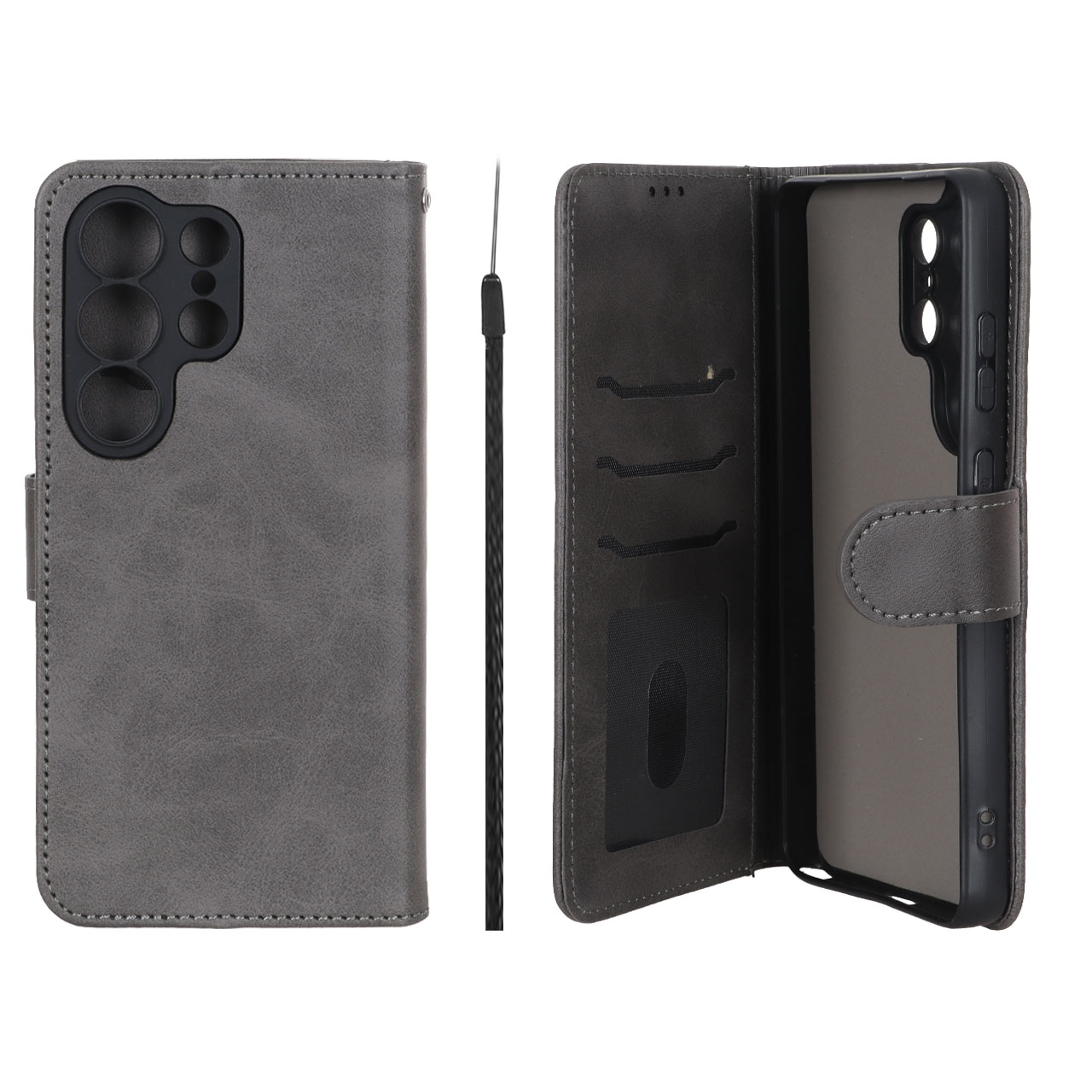 کیف موبایل مگنتی Crystal داخل مخمل Samsung Galaxy S26 Ultra - طوسی - اسپه کالا کیف موبایل مگنتی Crystal داخل مخمل Samsung Galaxy S26 Ultra - طوسی - تصویر 1