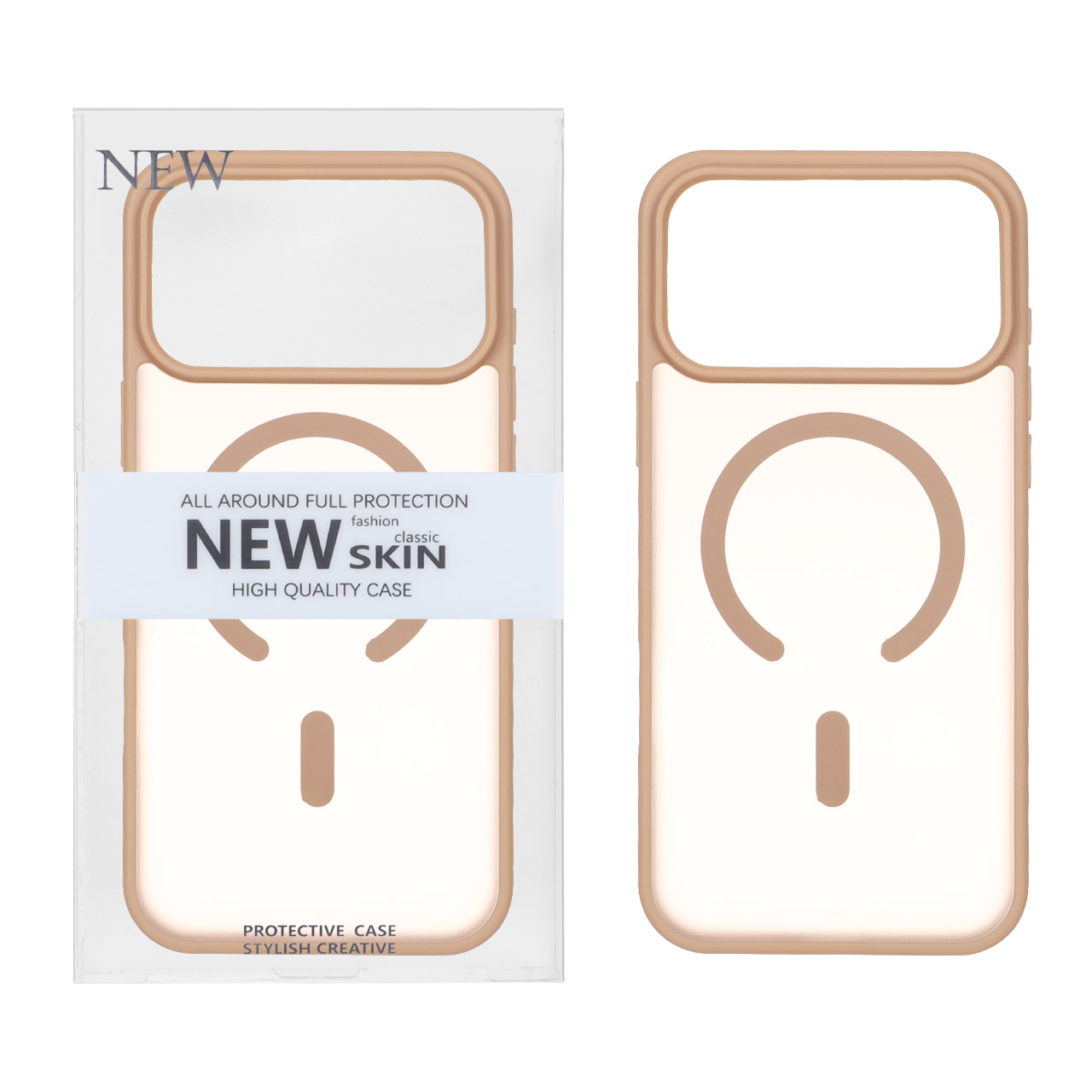 قاب New Skin مات Magsafe مدل Apple iPhone 17 Pro Max - صحرایی (پک دار) - اسپه کالا قاب New Skin مات Magsafe مدل Apple iPhone 17 Pro Max - صحرایی (پک دار) - تصویر 1