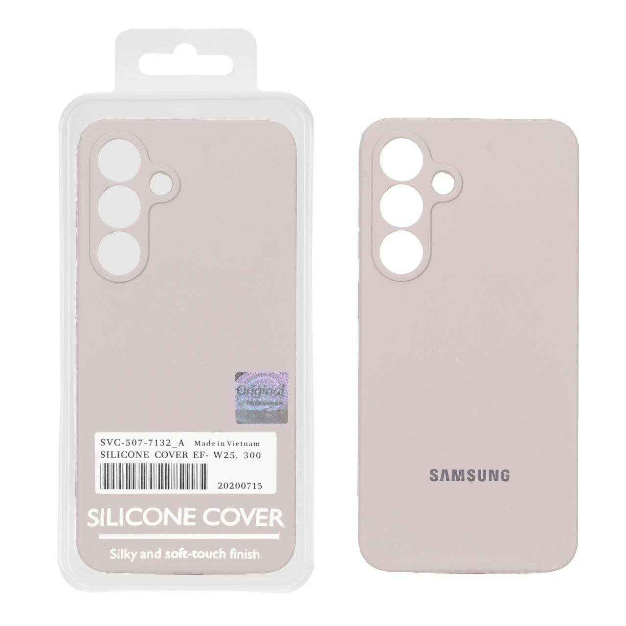 قاب سیلیکونی پاک کنی اورجینال Master Quality مدل Samsung Galaxy S25 FE - خاکی (پک دار) - اسپه کالا قاب سیلیکونی پاک کنی اورجینال Master Quality مدل Samsung Galaxy S25 FE - خاکی (پک دار) - تصویر 1