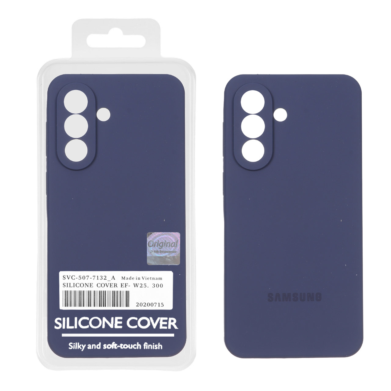 قاب سیلیکونی پاک کنی اورجینال Master Quality مدل Samsung Galaxy A57 - سرمه ای (پک دار) - اسپه کالا قاب سیلیکونی پاک کنی اورجینال Master Quality مدل Samsung Galaxy A57 - سرمه ای (پک دار) - تصویر 1