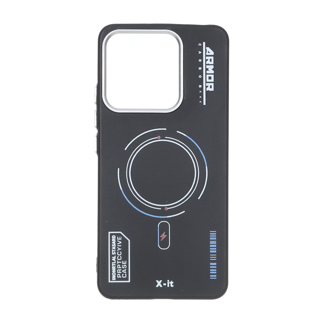 قاب Armor سوزنی لنز سیلور طرح مگ سیف Xiaomi Redmi Note 13 4G - مشکی - اسپه کالا قاب Armor سوزنی لنز سیلور طرح مگ سیف Xiaomi Redmi Note 13 4G - مشکی - تصویر 1