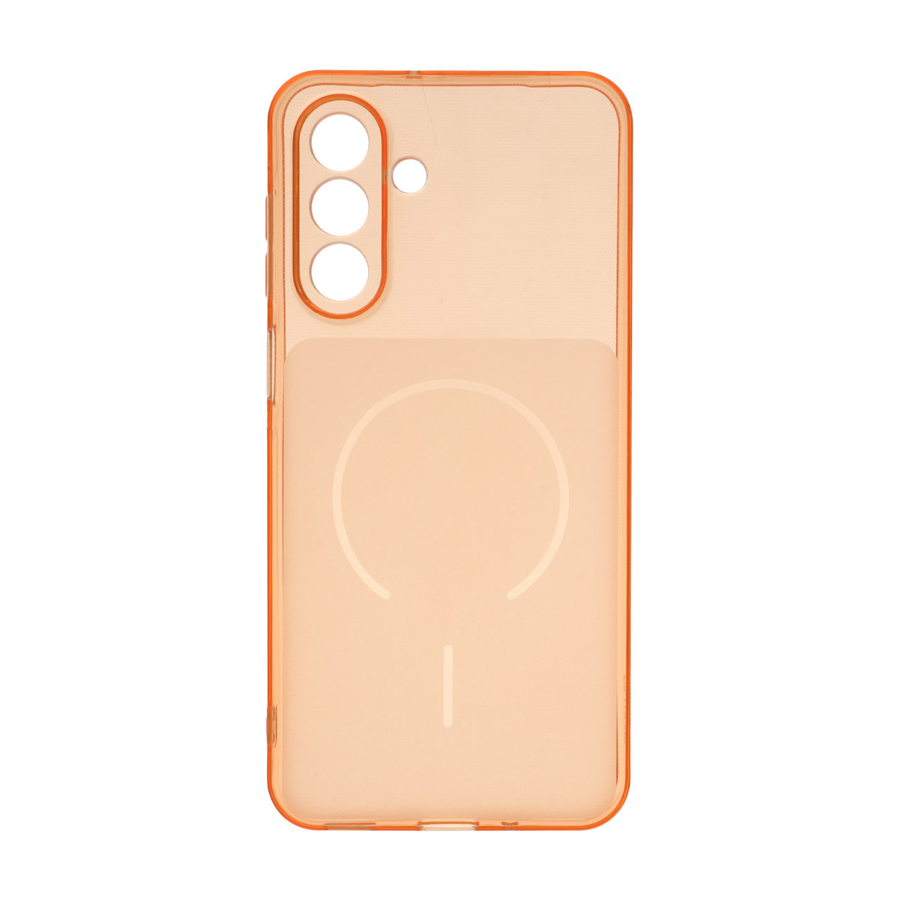 قاب ژله ای شفاف مستطیلی طرح مگ سیف محافظ لنزدار Samsung Galaxy A17 / A26 - نارنجی - اسپه کالا قاب ژله ای شفاف مستطیلی طرح مگ سیف محافظ لنزدار Samsung Galaxy A17 / A26 - نارنجی - تصویر 1
