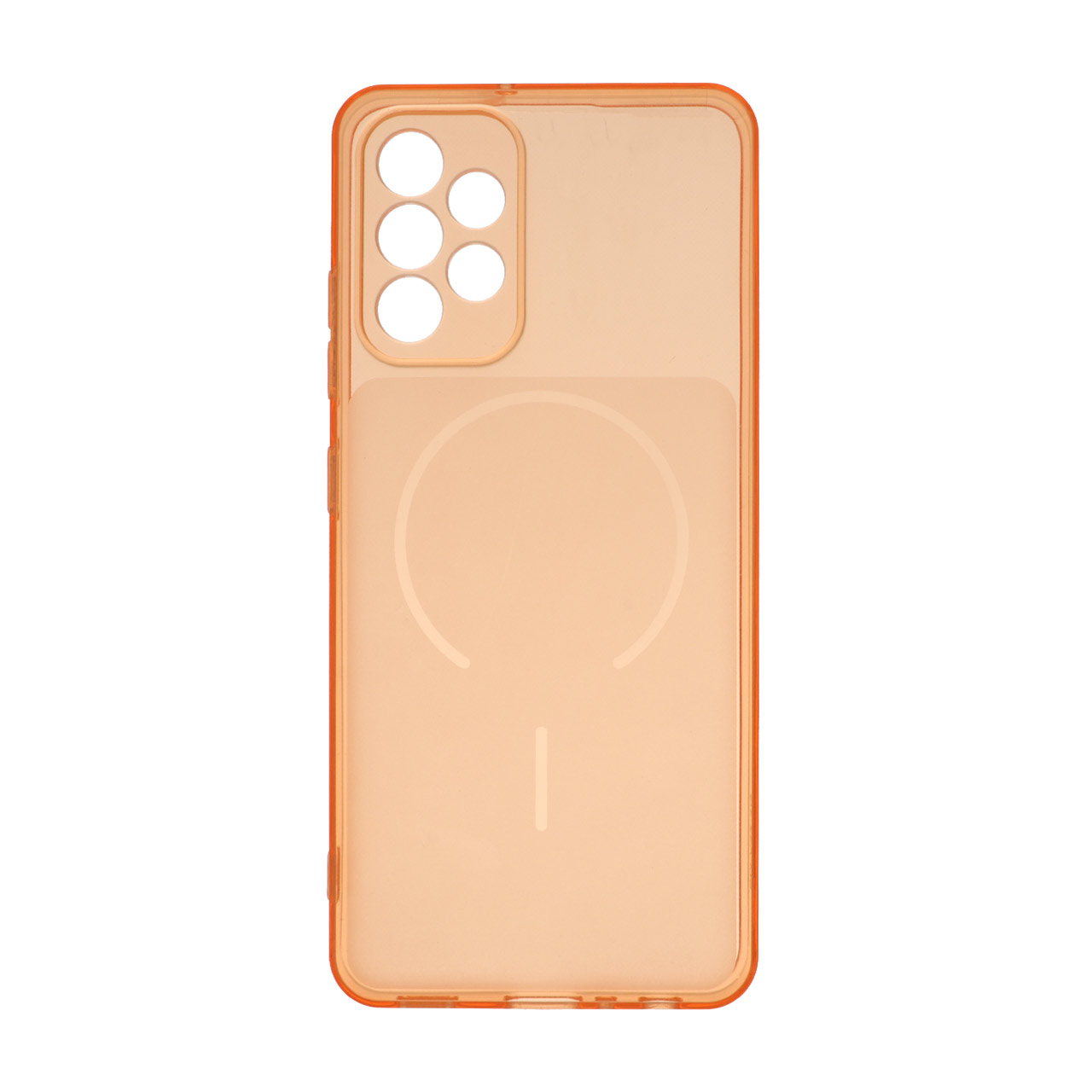 قاب ژله ای شفاف مستطیلی طرح مگ سیف محافظ لنزدار Samsung Galaxy A32 4G - نارنجی - اسپه کالا قاب ژله ای شفاف مستطیلی طرح مگ سیف محافظ لنزدار Samsung Galaxy A32 4G - نارنجی - تصویر 1