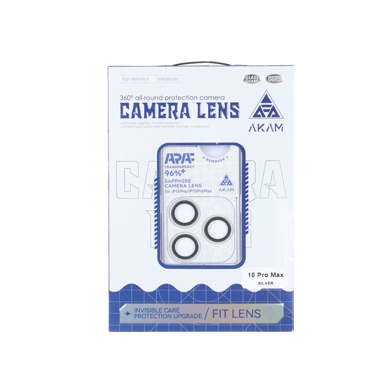 محافظ لنز رینگی اورجینال Akam شابلون دار Apple iPhone 15 Pro Max / iPhone 15 Pro - نقره ای (پک دار) - اسپه کالا محافظ لنز رینگی اورجینال Akam شابلون دار Apple iPhone 15 Pro Max / iPhone 15 Pro - نقره ای (پک دار) - تصویر 1